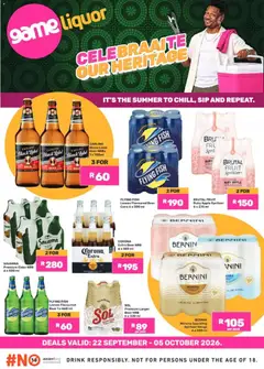 Game specials catalogue – valid from 22/09/2026