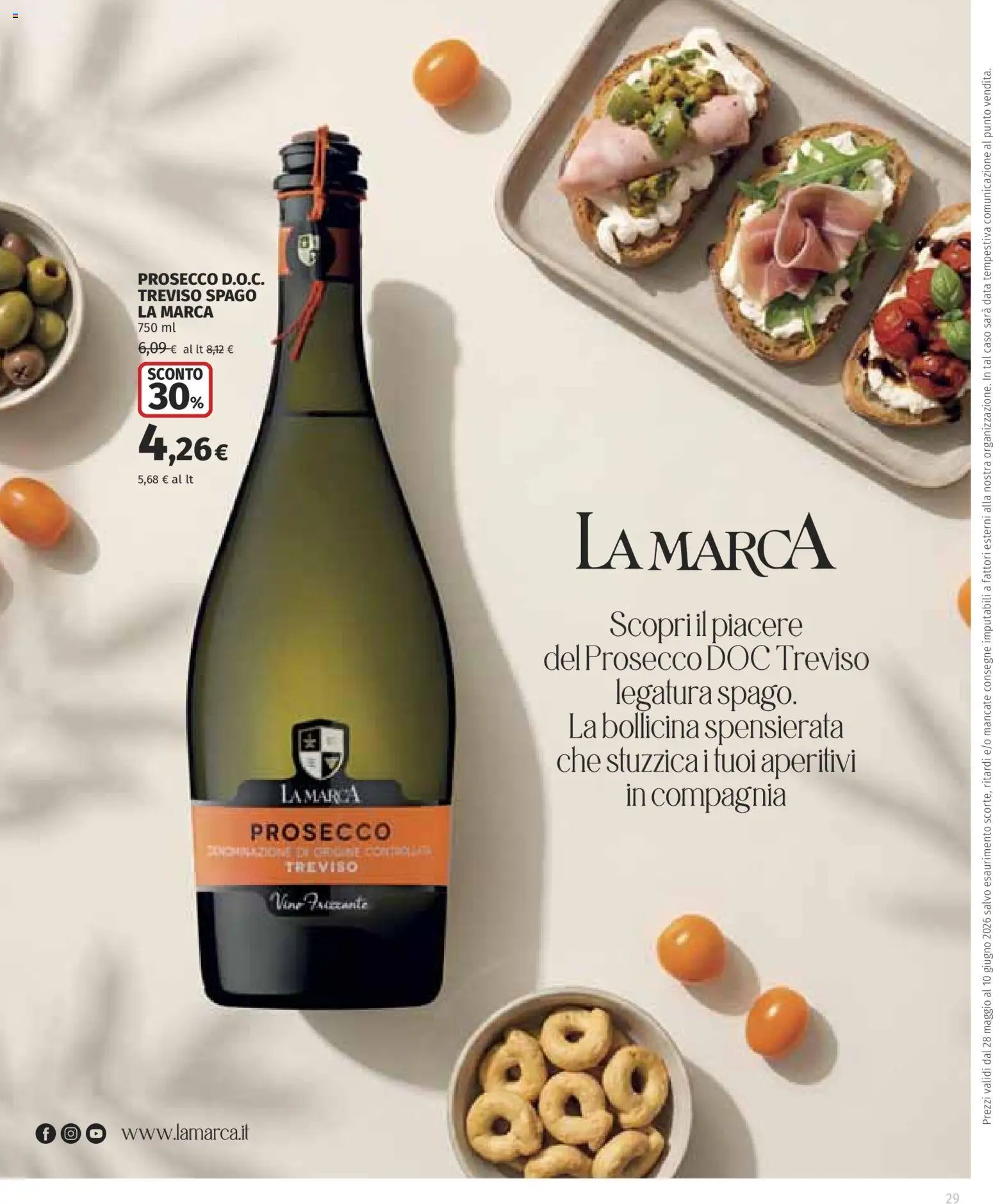 Volantino COOP del 28.05.2026 | Pagina: 29 | Prodotti: Prosecco, Data