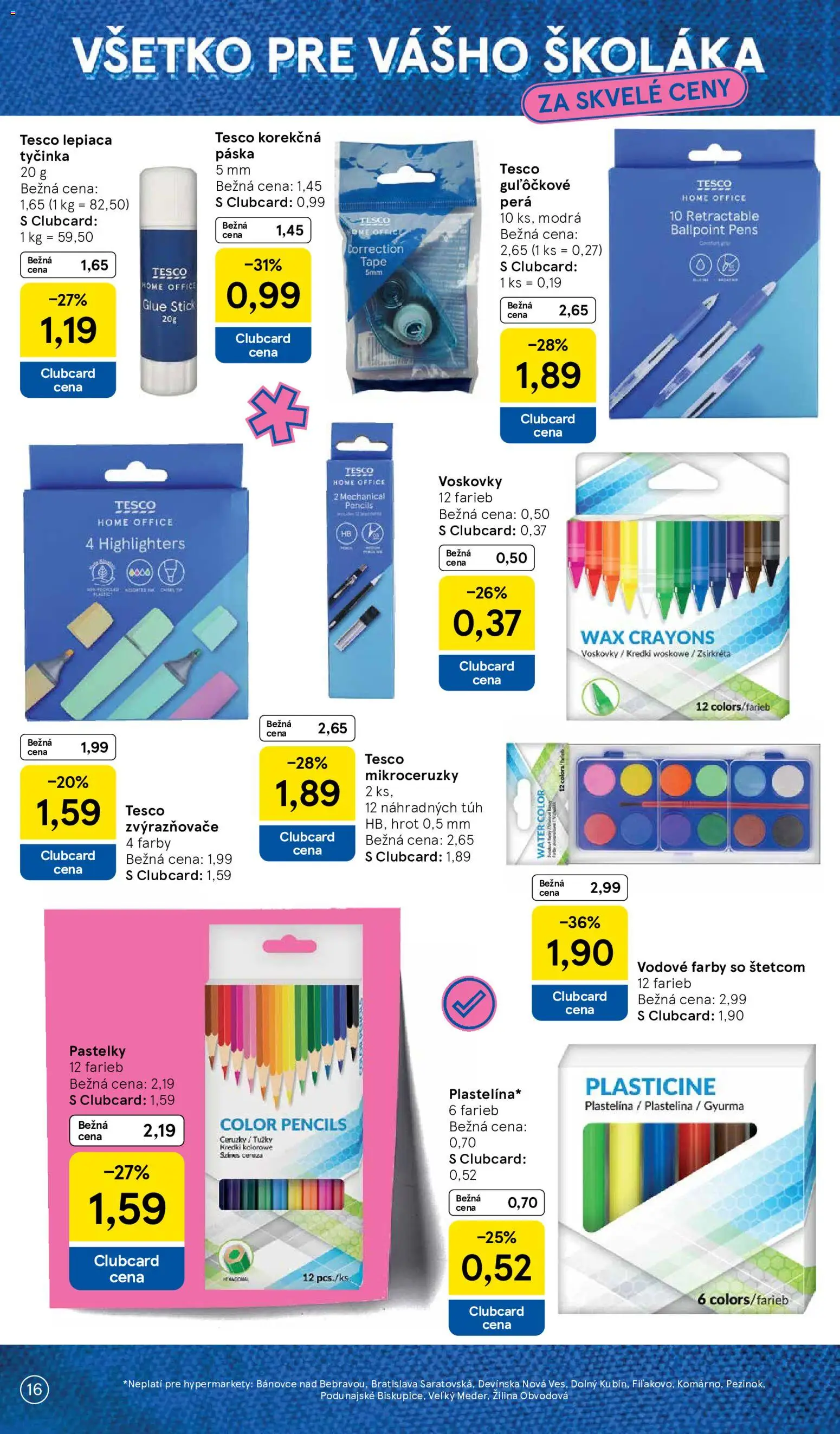 Nové Tesco akcie – leták je platný od 03.08.2026 | Strana: 16