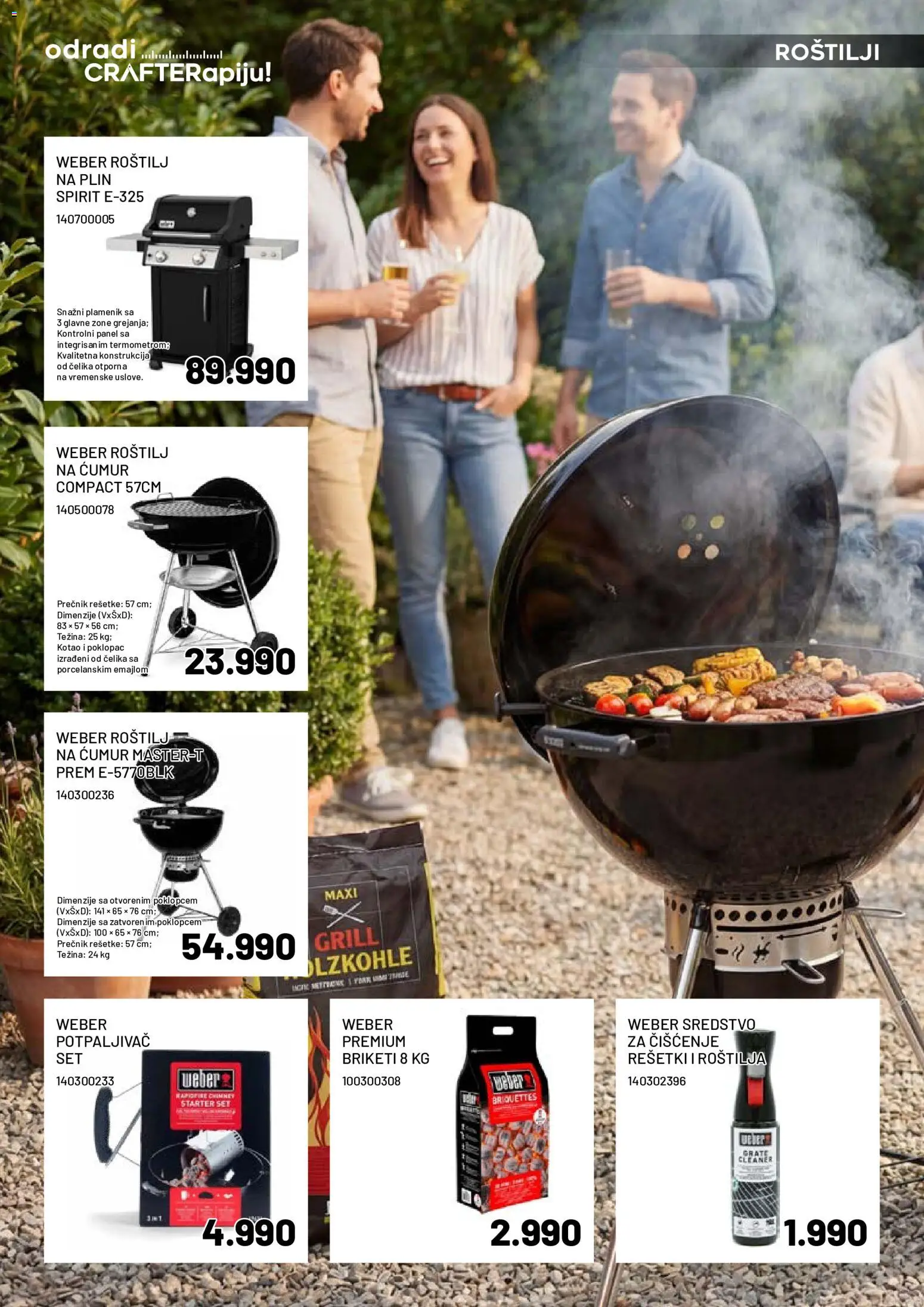 Crafter katalog - važi od 20.04.2026 | Strana: 12 | Proizvode: Roštilj