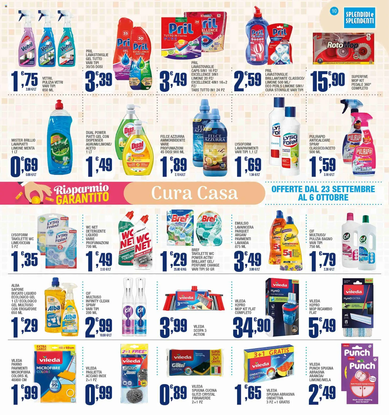 Volantino Splendidi e Splendenti del 23/09/2026 | Pagina: 10