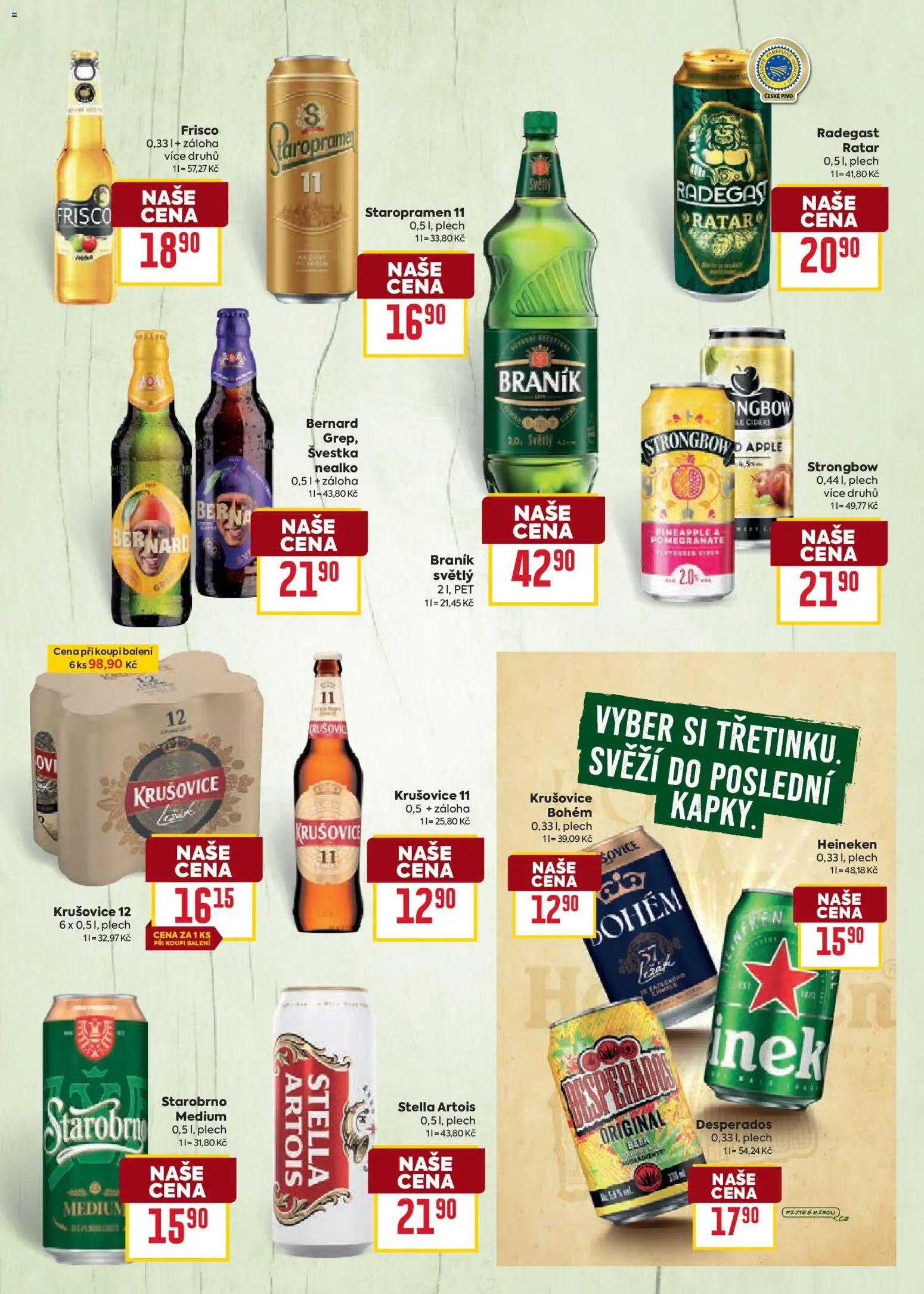 Billa leták - Léto od 10.06.2026 | Strana: 20 | Produkty: Heineken, Desperados, Apple, Radegast