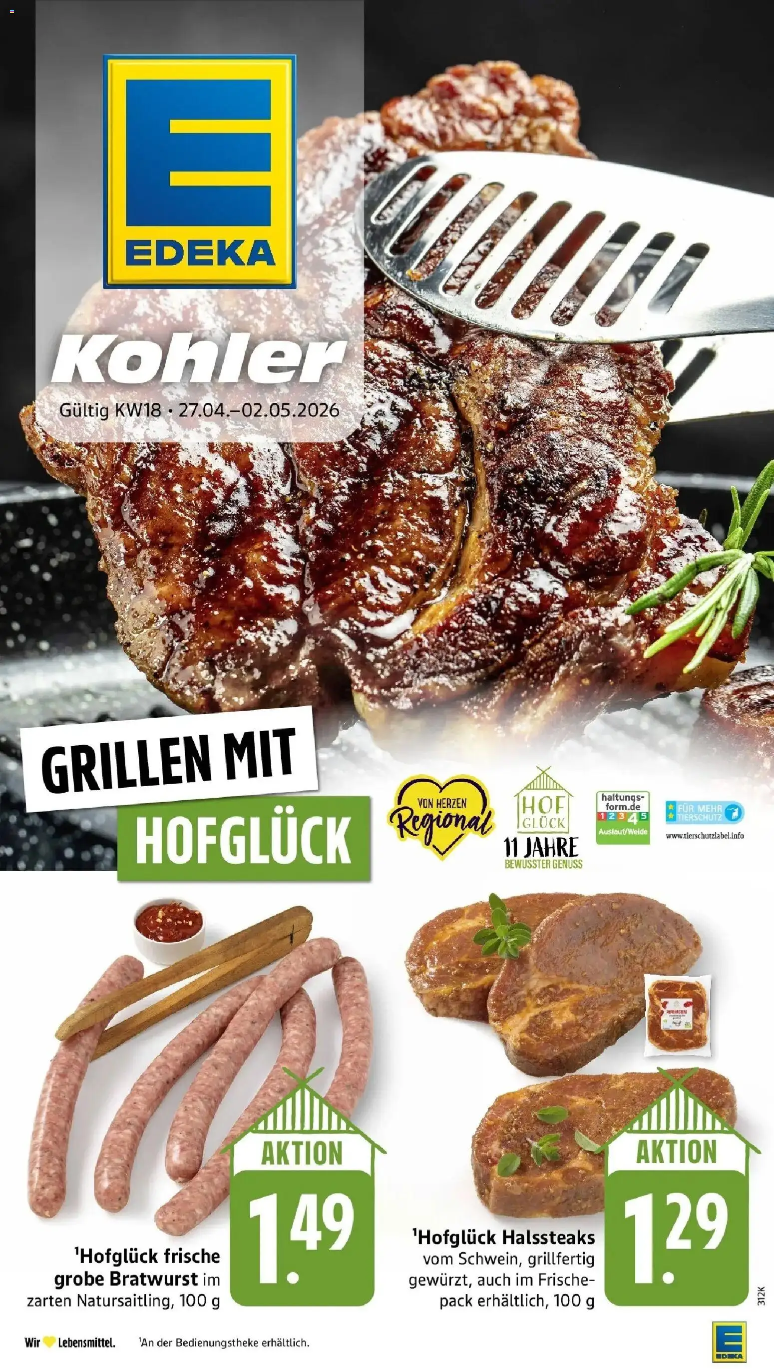 Angebote – gültig ab 27.04.2026 | Seite: 6 | Produkte: Bratwurst