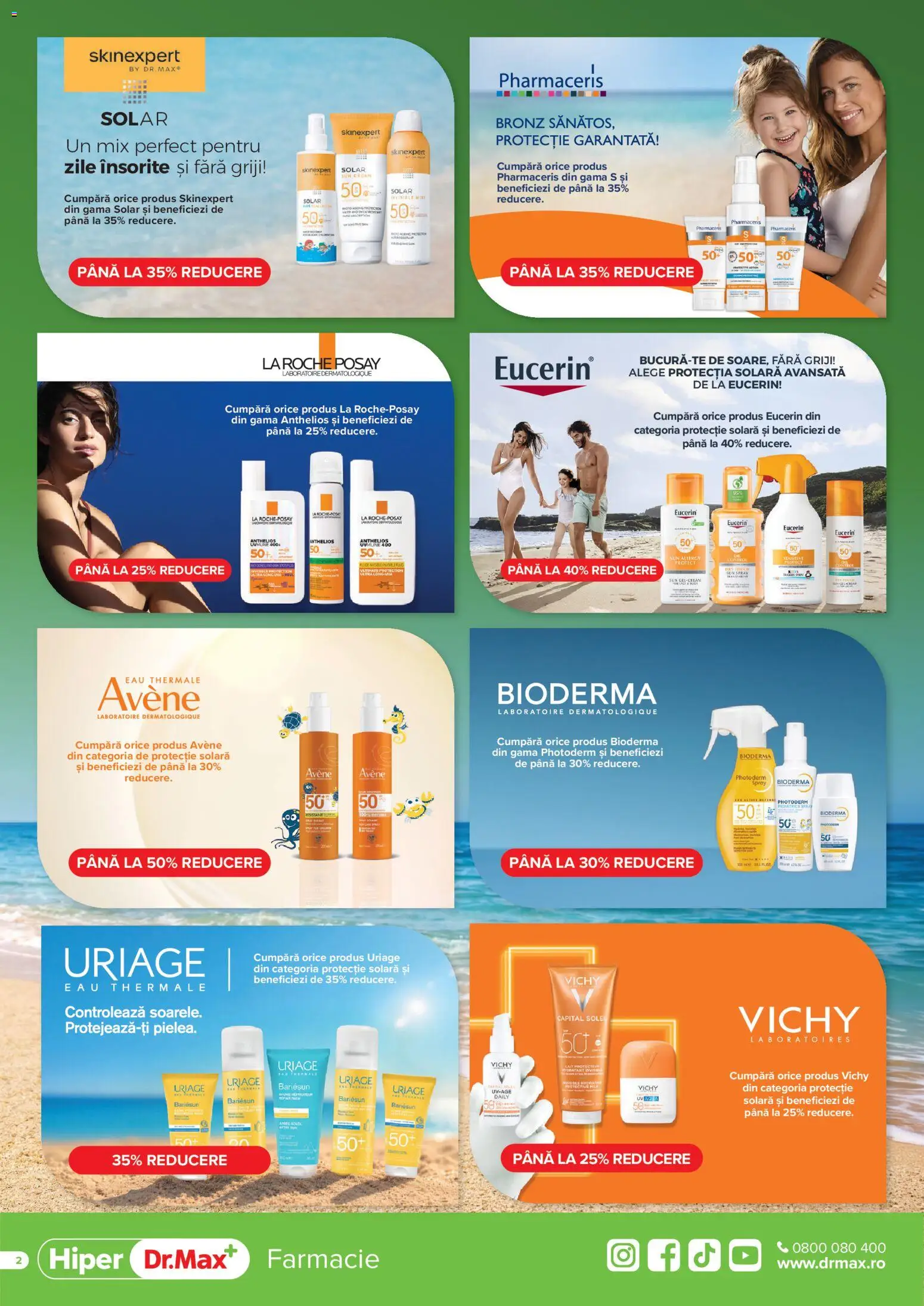 Noul catalog Dr.Max – valabil de la 01.07.2026 | Pagină: 2 | Produse: Protecție solară
