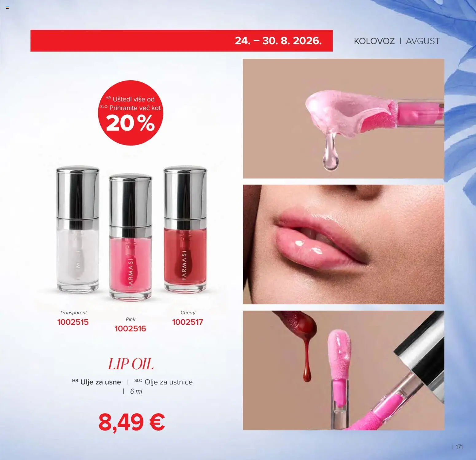 Farmasi katalog | vrijedi od 01.07.2026 | Stranica: 171