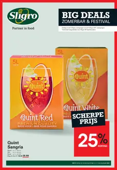 Sligro folder Big Deals - Voorbeeld van een folder van Sligro, geldig van 21.05.2026