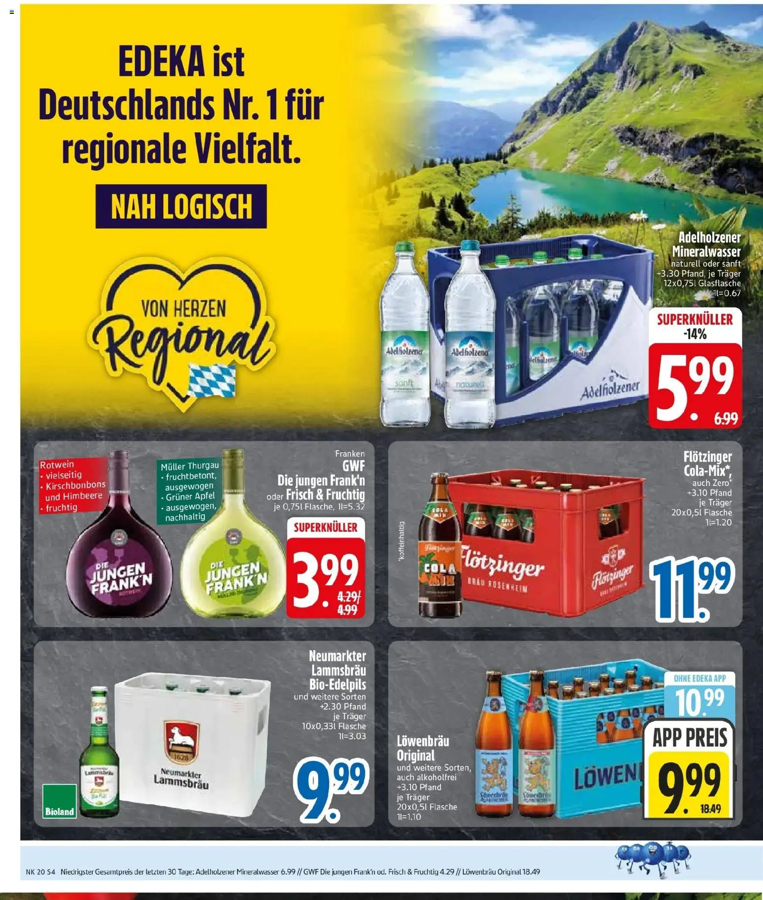 Edeka prospekt Dietfurt An Der Altmühl	 – gültig ab 10.05.2026 | Seite: 6 | Produkte: Adelholzener, Äpfel, Mineralwasser, Himbeere