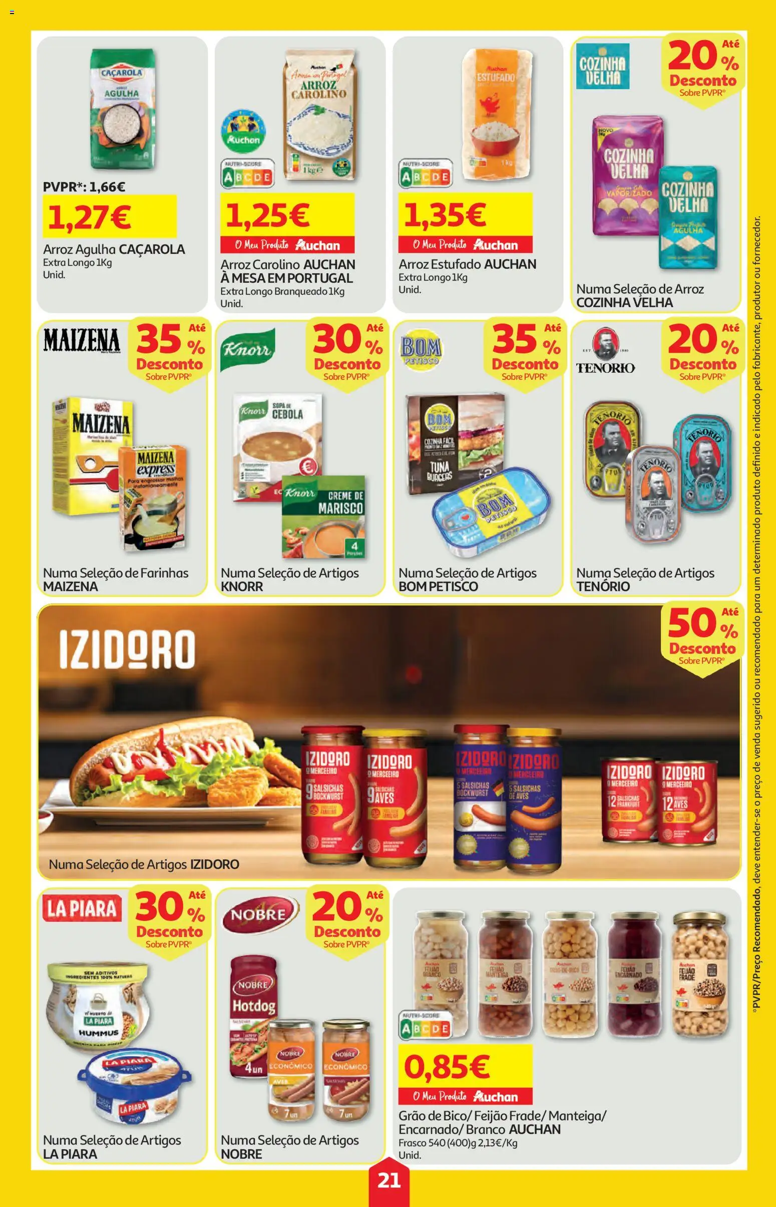 Auchan folheto │ válido de 02/07/2026 | Página: 21 | Produtos: Knorr, Mesa, Sopa, Creme