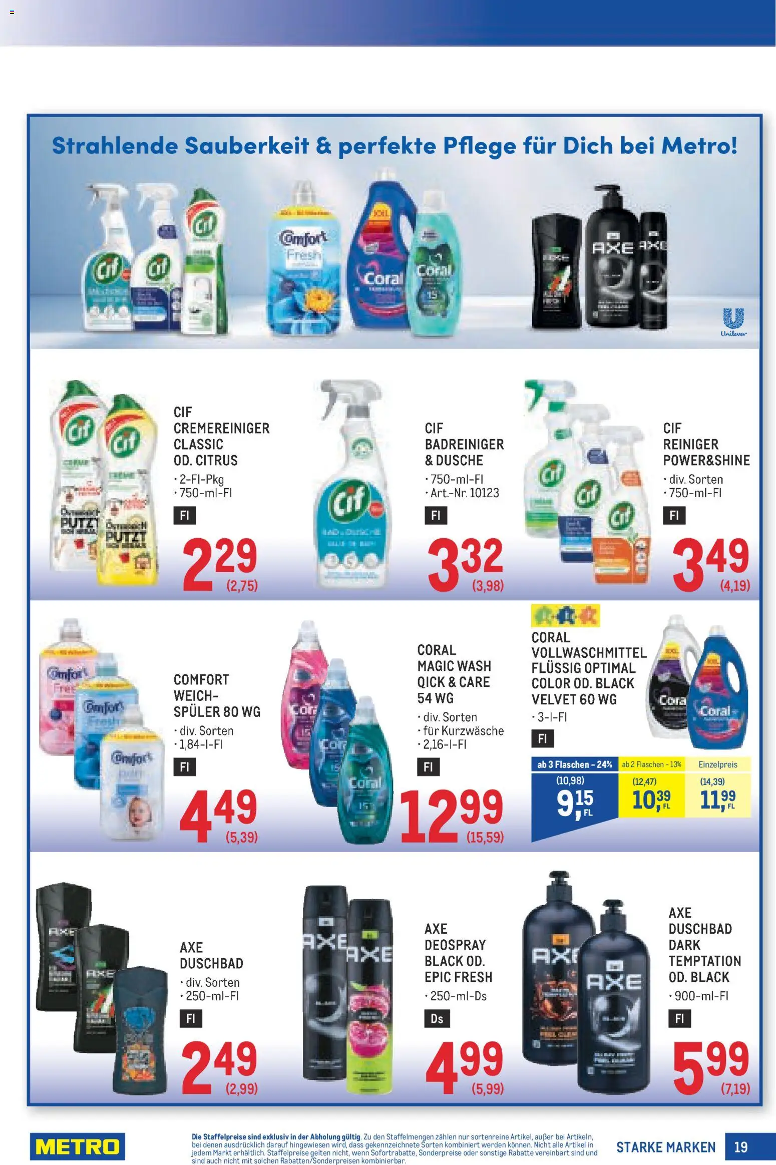 Metro angebote Starke Marken gültig ab 23.07.2026 | Seite: 19 | Produkte: Dusche