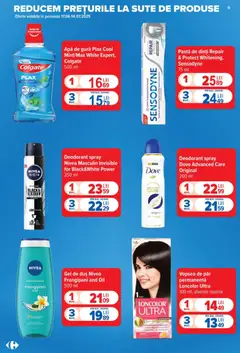 Ofertele Carrefour valabile de la 24.06.2026 | Pagină: 6 | Produse: Deodorant, Antiperspirant, Pastă de dinți, Apă de gură