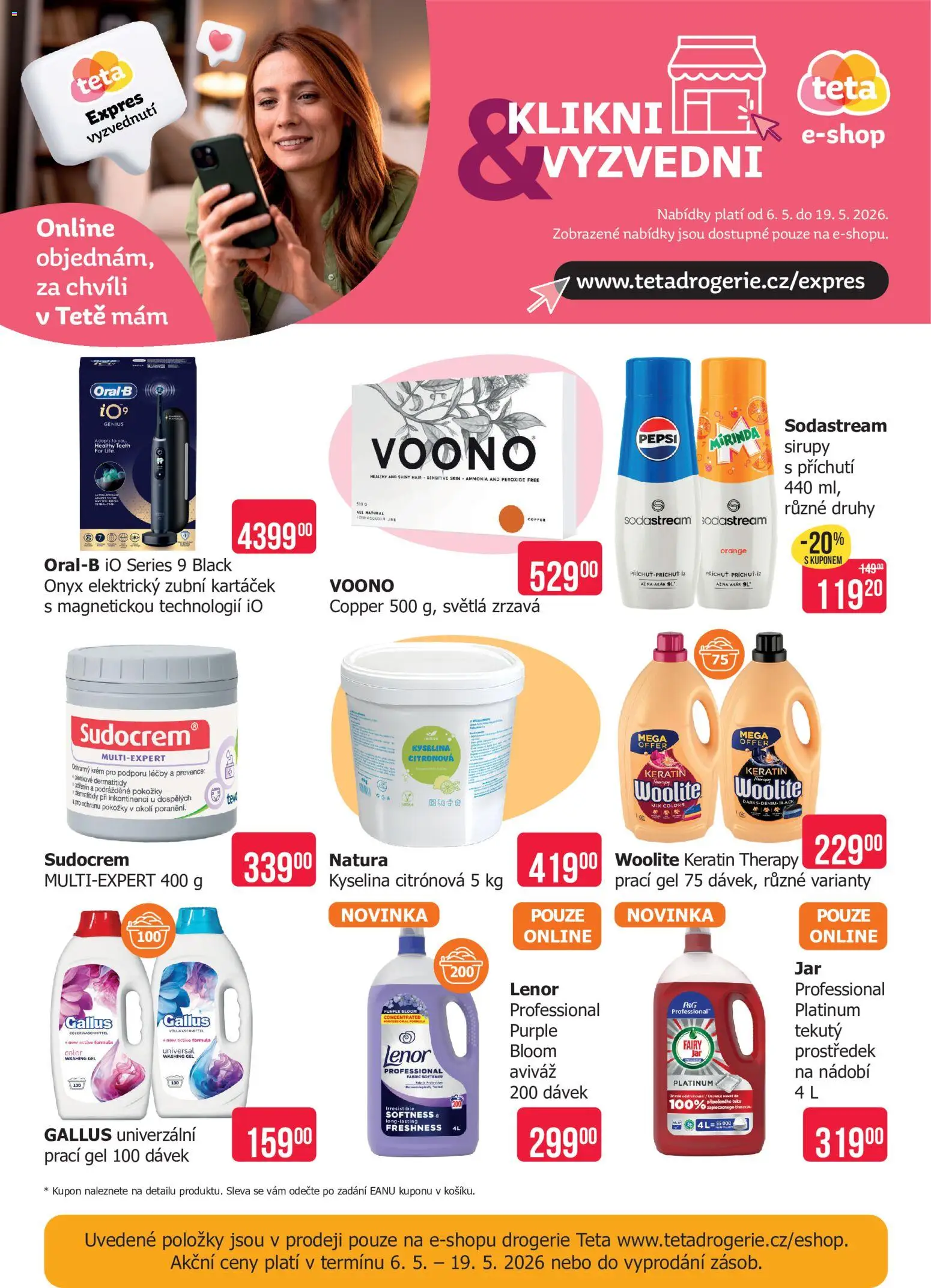 TETA Drogerie leták od 06.05.2026 | Strana: 21 | Produkty: Nádobí, Pepsi, Kyselina citronová, Sodastream