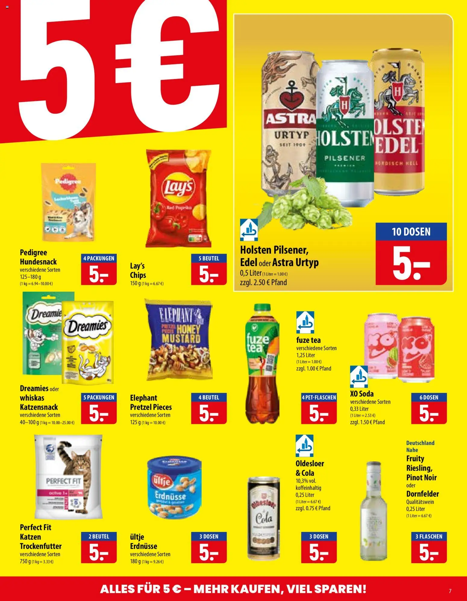 Famila Prospekt – gültig ab 10.08.2026 | Seite: 7 | Produkte: Cola, Astra, Holsten, Oldesloer