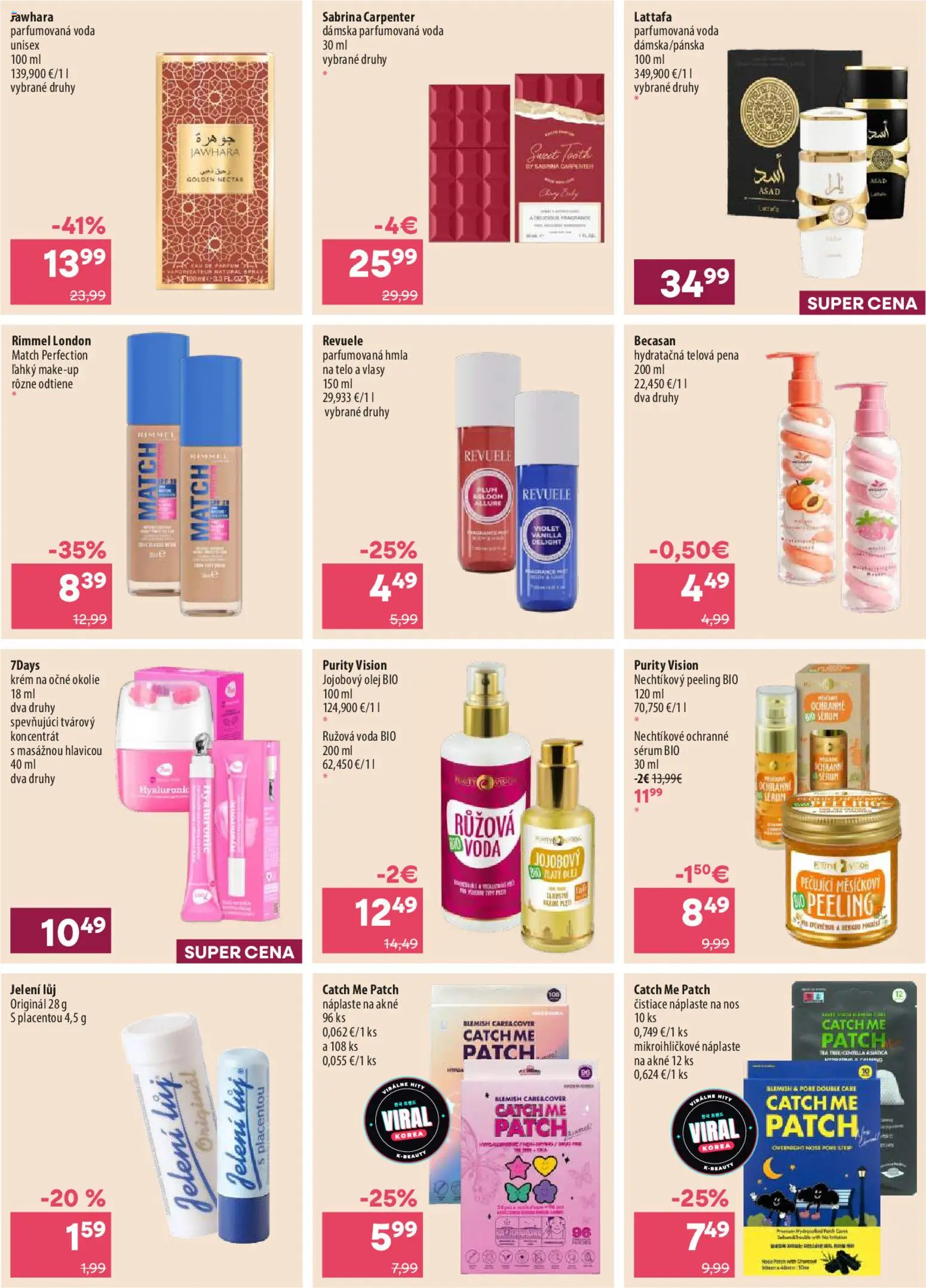 Nové 101 drogerie akcie – leták je platný od 21.10.2026 | Strana: 3 | Produkty: Peeling, Krém, Voda, Pena