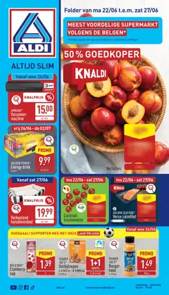 Aldi folder week 26 - Voorbeeld van een folder van Aldi, geldig van 22/06/2026