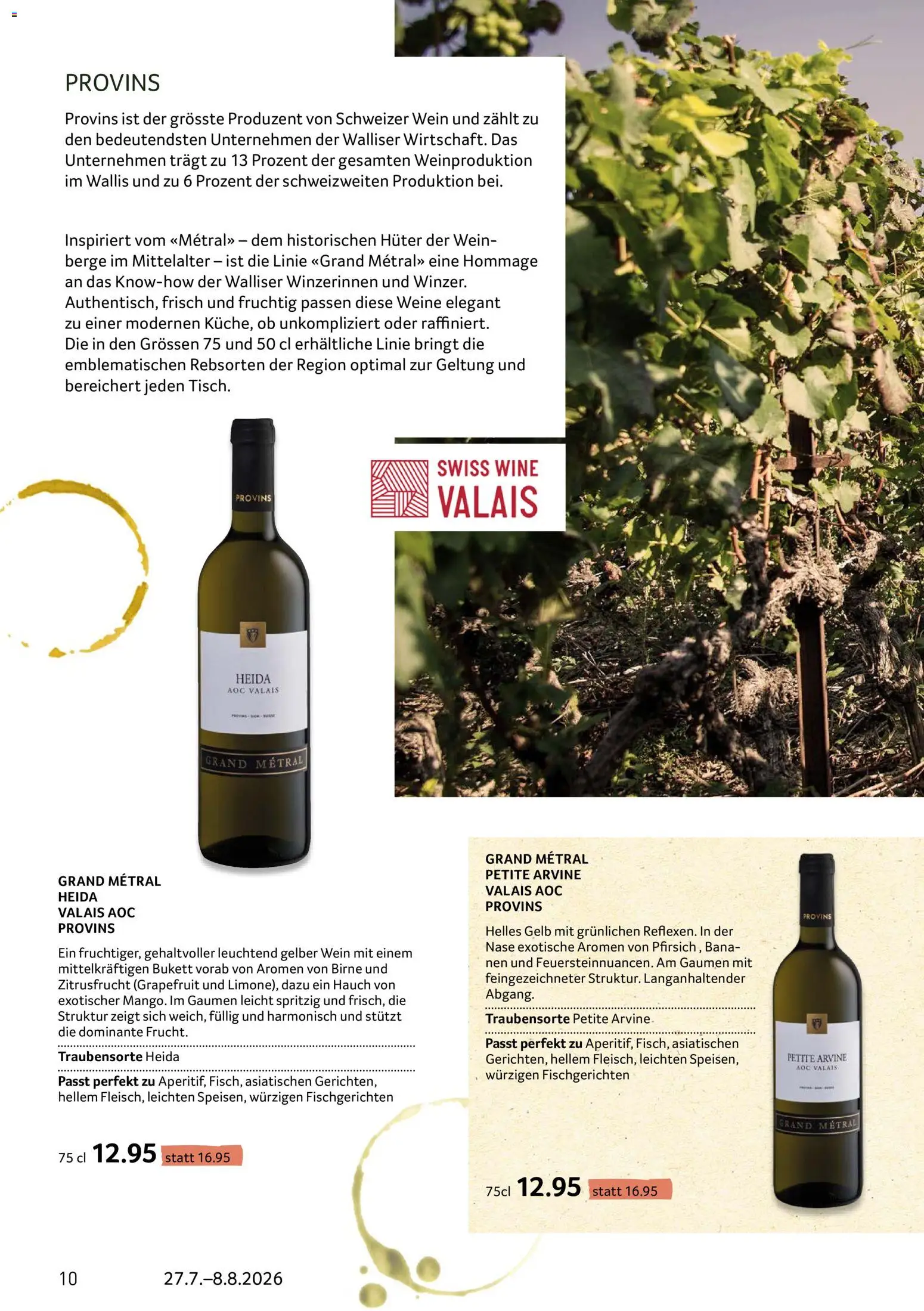 Prodega aktionen Enoteca – gültig ab 27.07.2026 | Seite: 10 | Produkte: Wein, Birne, Grapefruit