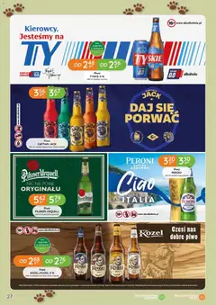 Pogląd oferty "Eurocash gazetka - Biwak" - ważna od 11.06.2026 | Strona: 27 | Produkty: Tyskie, Piwo
