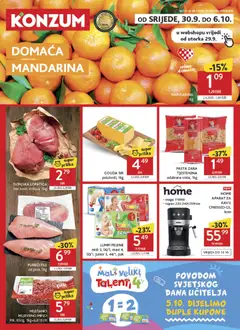 Konzum ( Deaktivovane pre Letakomat )  Katalog - Pregled kataloga iz trgovine Konzum, vrijedi od 30.09.2026