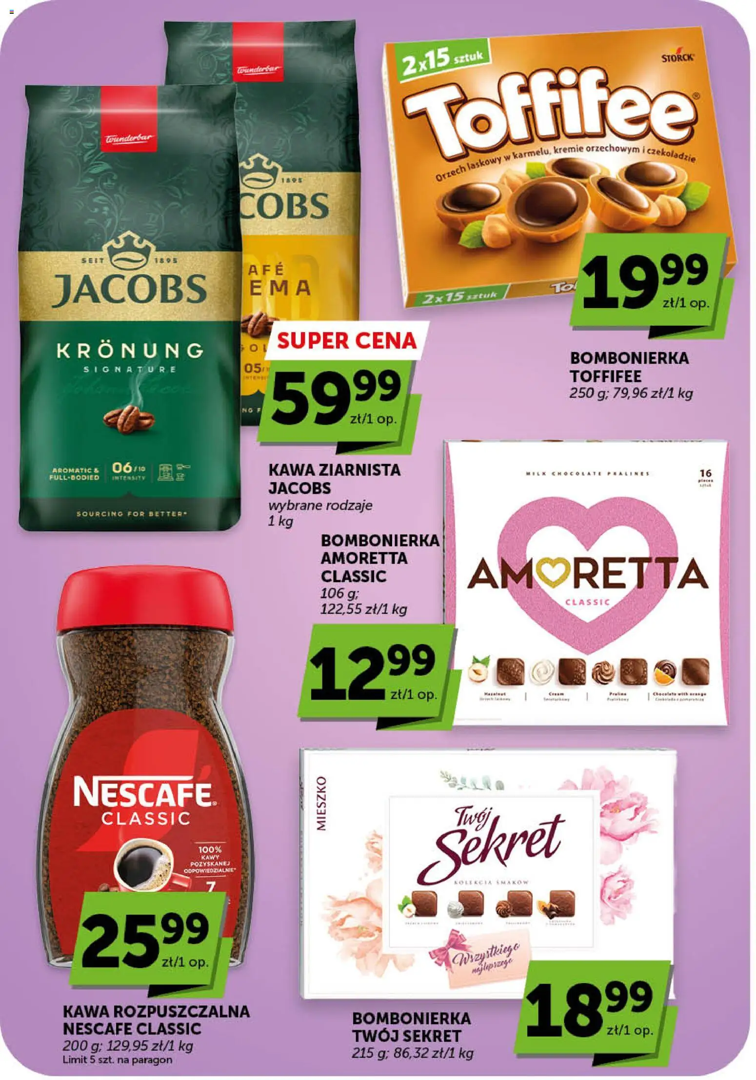 ABC gazetka - Market od 14.05.2026 | Strona: 18 | Produkty: Nescafe, Kawa ziarnista, Bombonierka, Kawa