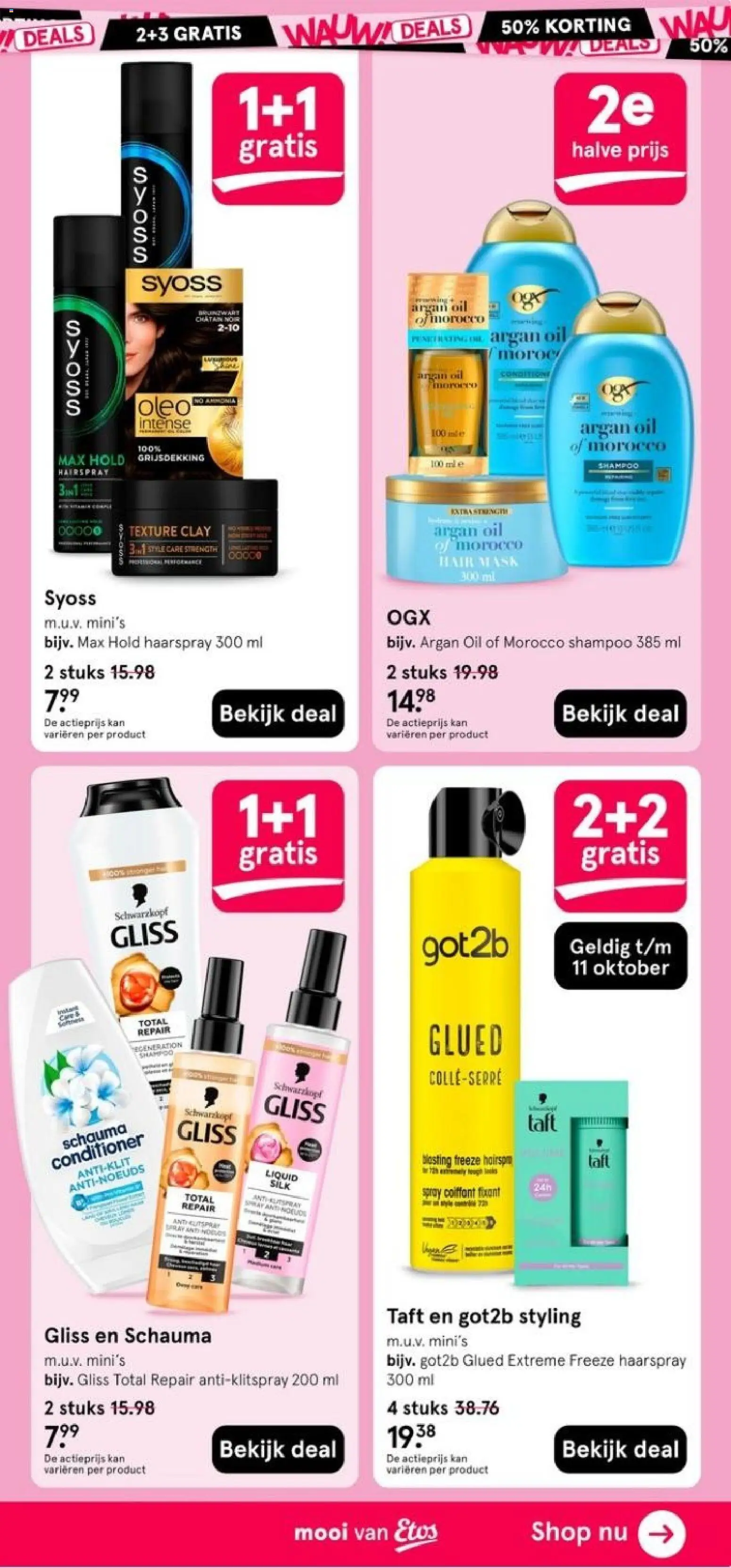 {H1} | Pagina: 23 | Producten: Kan, Shampoo, Conditioner, Haarspray