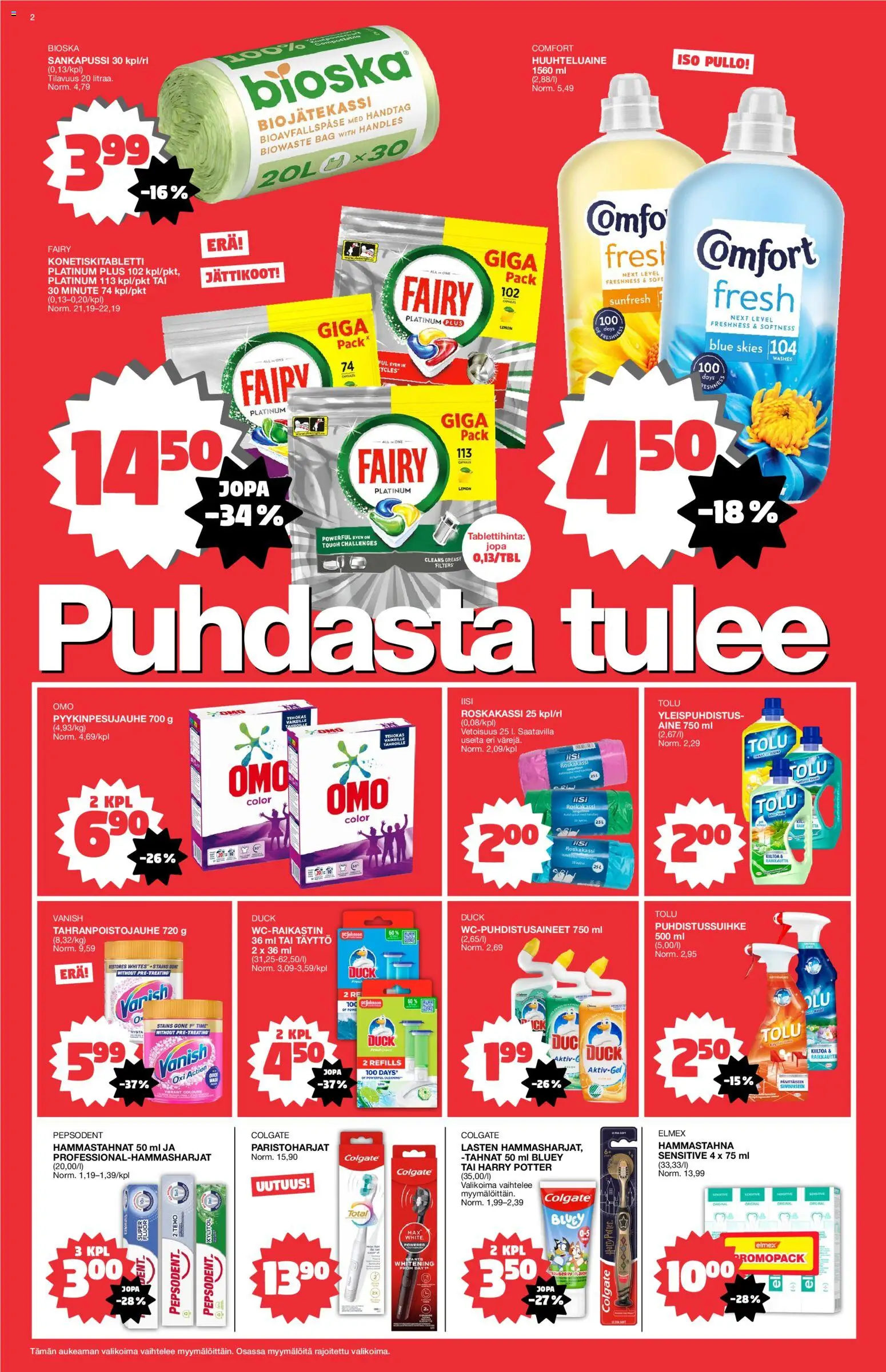 Tokmanni tarjoukset – voimassa 14/09/2026 alkaen | Sivu: 2
