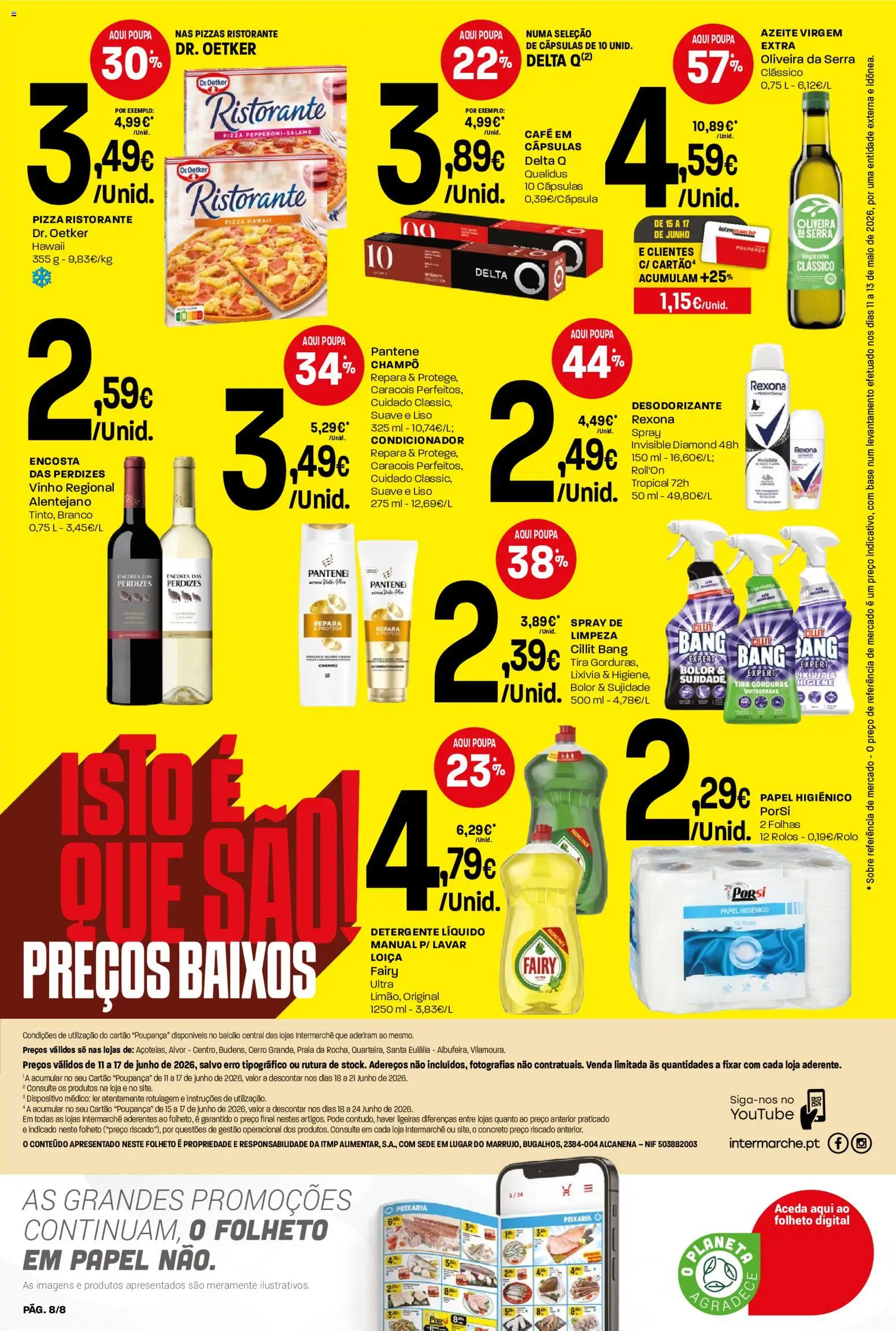 Intermarché Folheto Mini │ válido de 11.06.2026 | Página: 8 | Produtos: Azeite, Condicionador, Base, Vinho