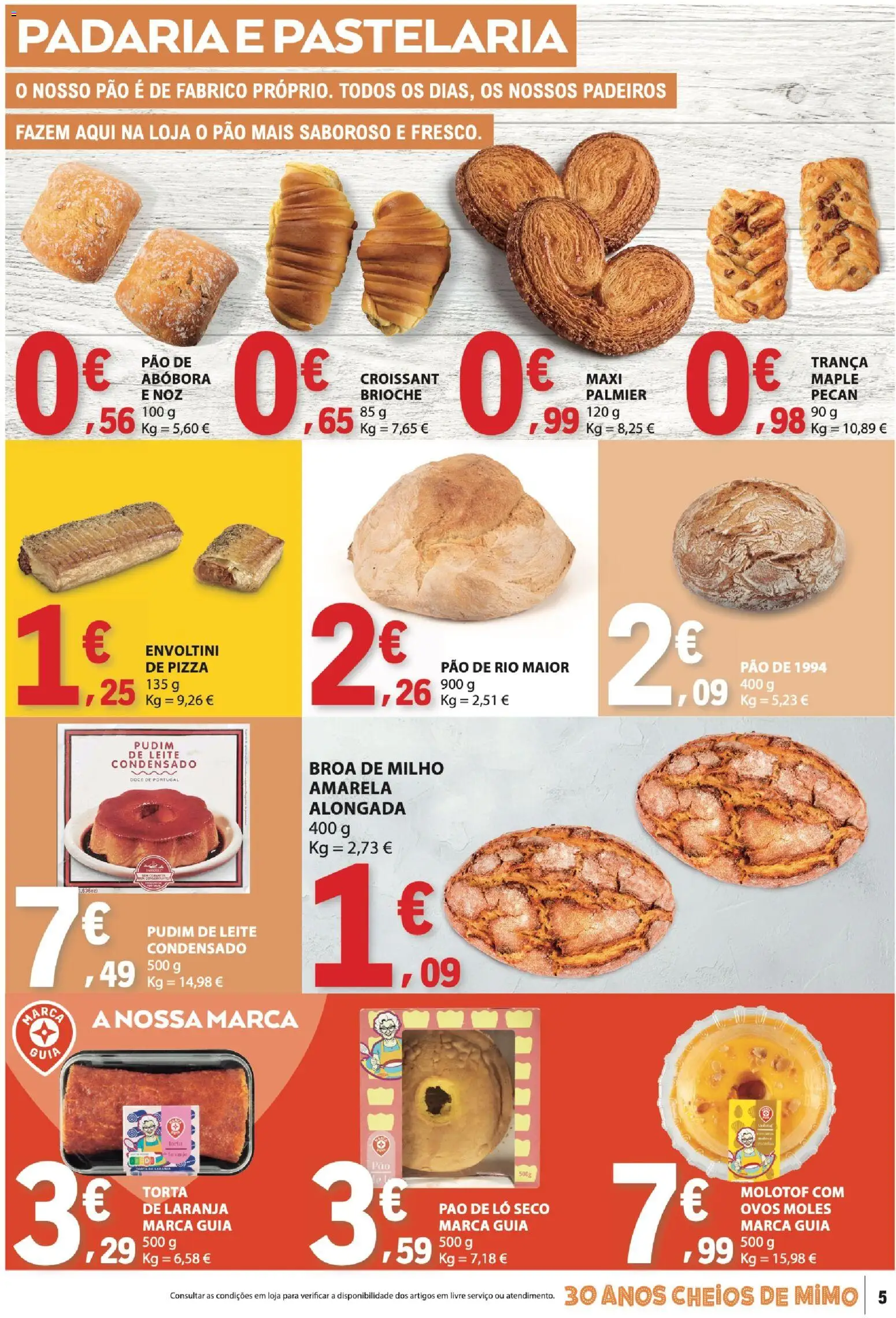 E.Leclerc folheto │ válido de 11.06.2026 | Página: 5 | Produtos: Pudim, Leite condensado, Abóbora, Milho