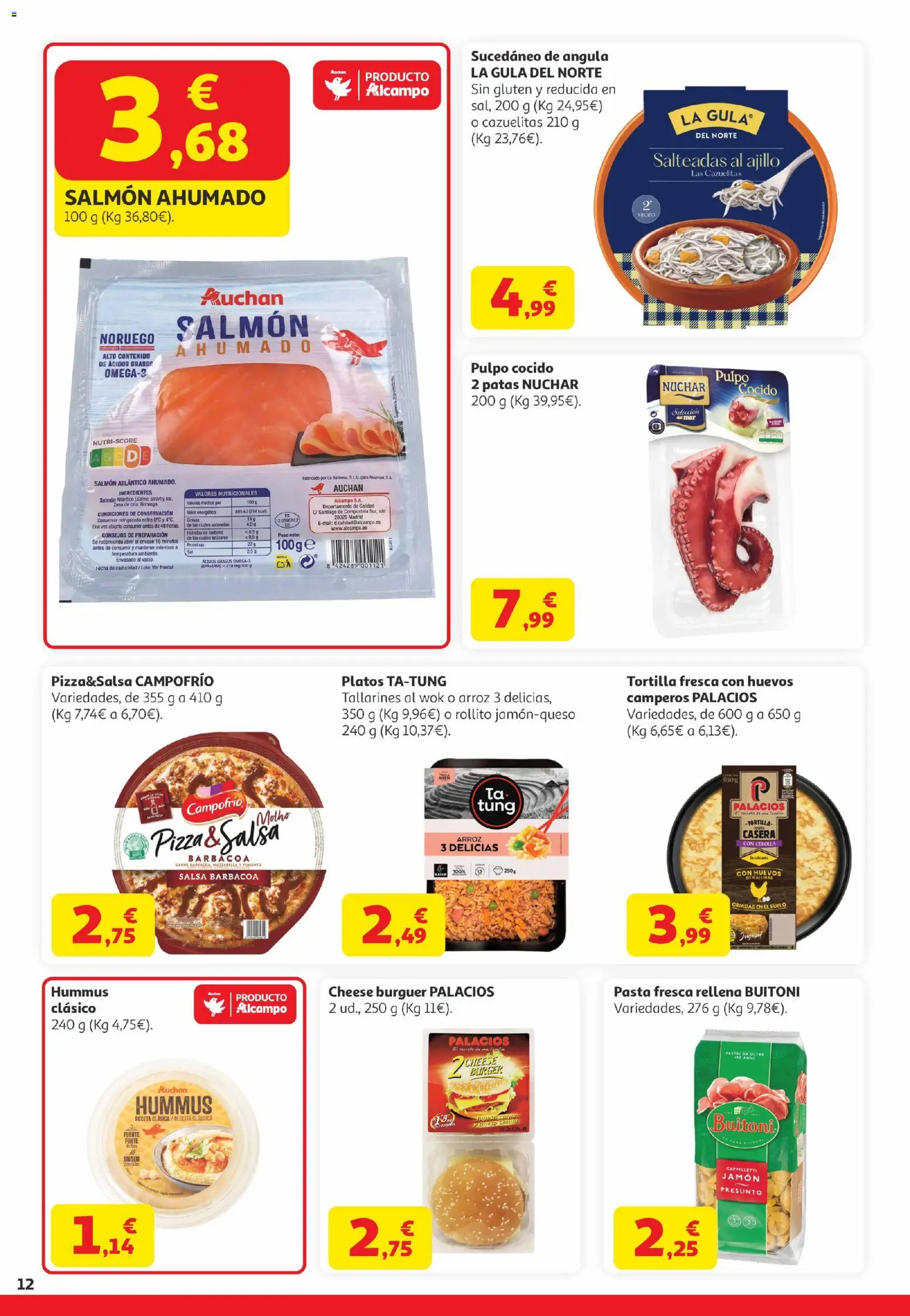 Alcampo Canarias │ válido desde el 21.04.2026 | Página: 12 | Productos: Κρεμάστρα, Huevos, Arroz, Παγωμένο τσάι