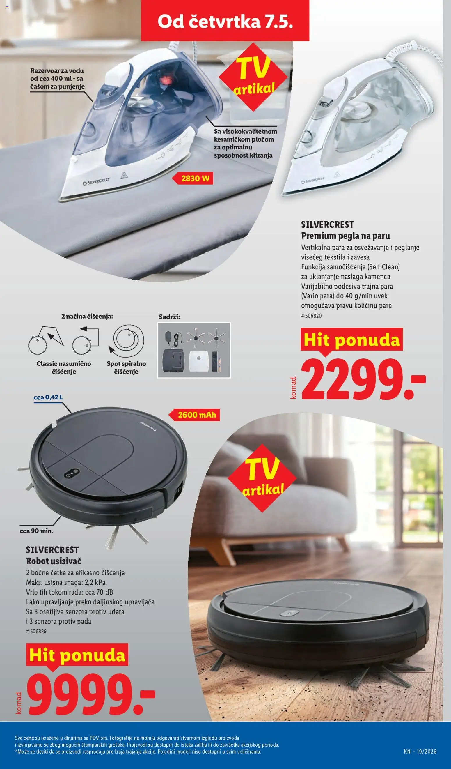 Lidl katalog - važi od 07.05.2026 | Strana: 71 | Proizvode: Usisivač, Pegla, Zavesa, Robot usisivač