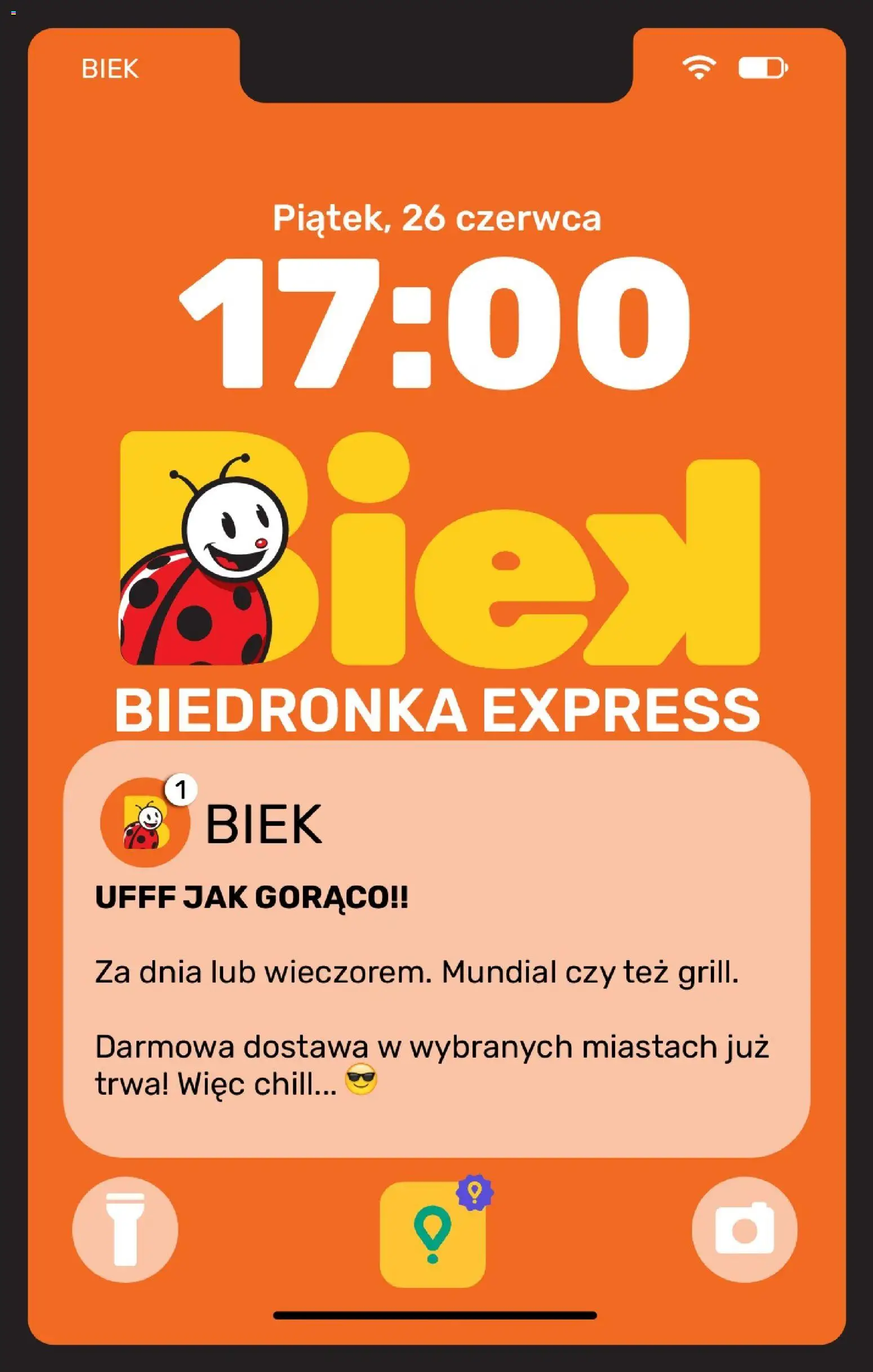 Biedronka gazetka - Biek od 26.06.2026 | Strona: 1