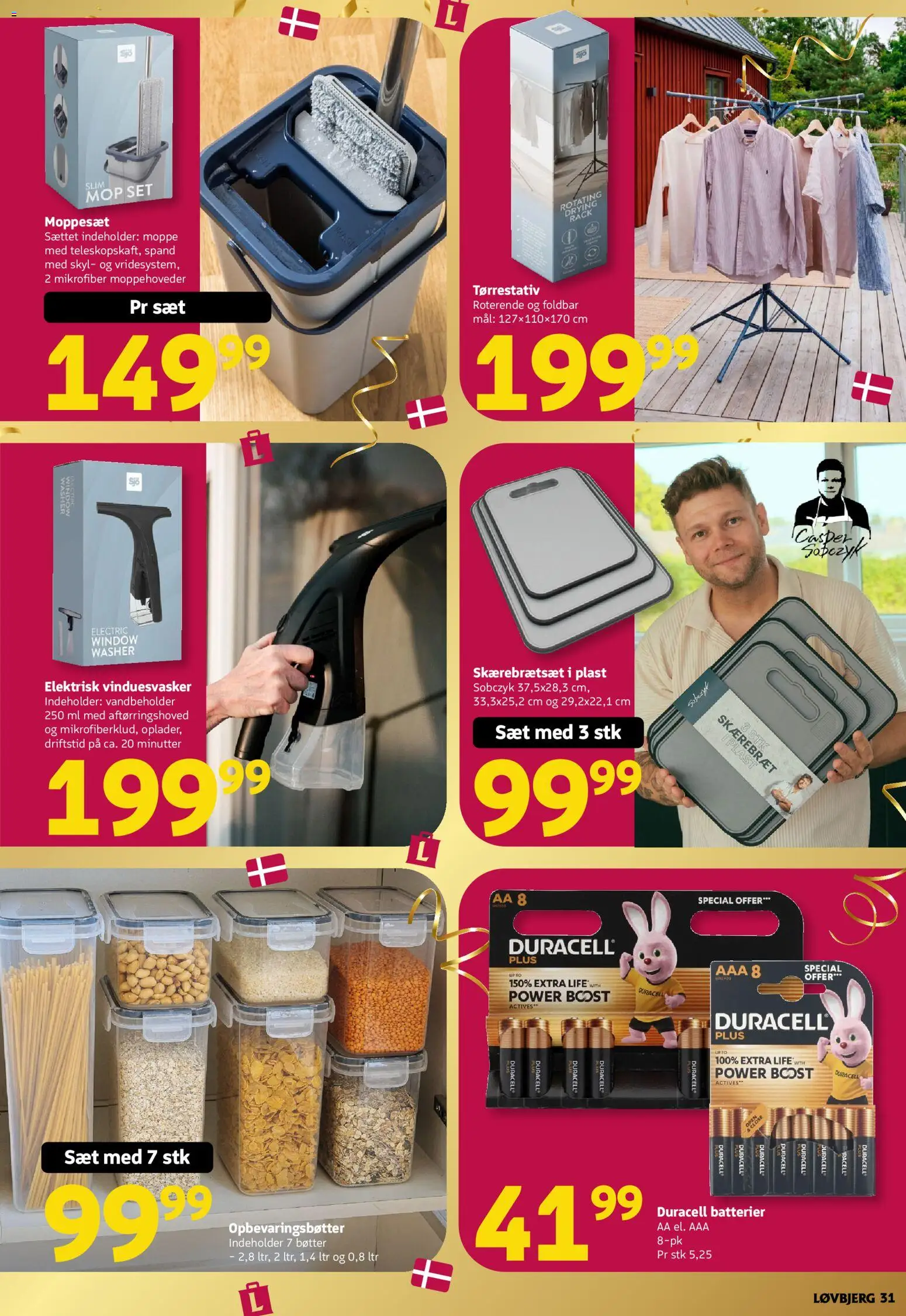 Løvbjerg tilbudsavis – gyldig fra 07/08/2026 | Side: 31 | Produkter: Skærebræt, Batterier