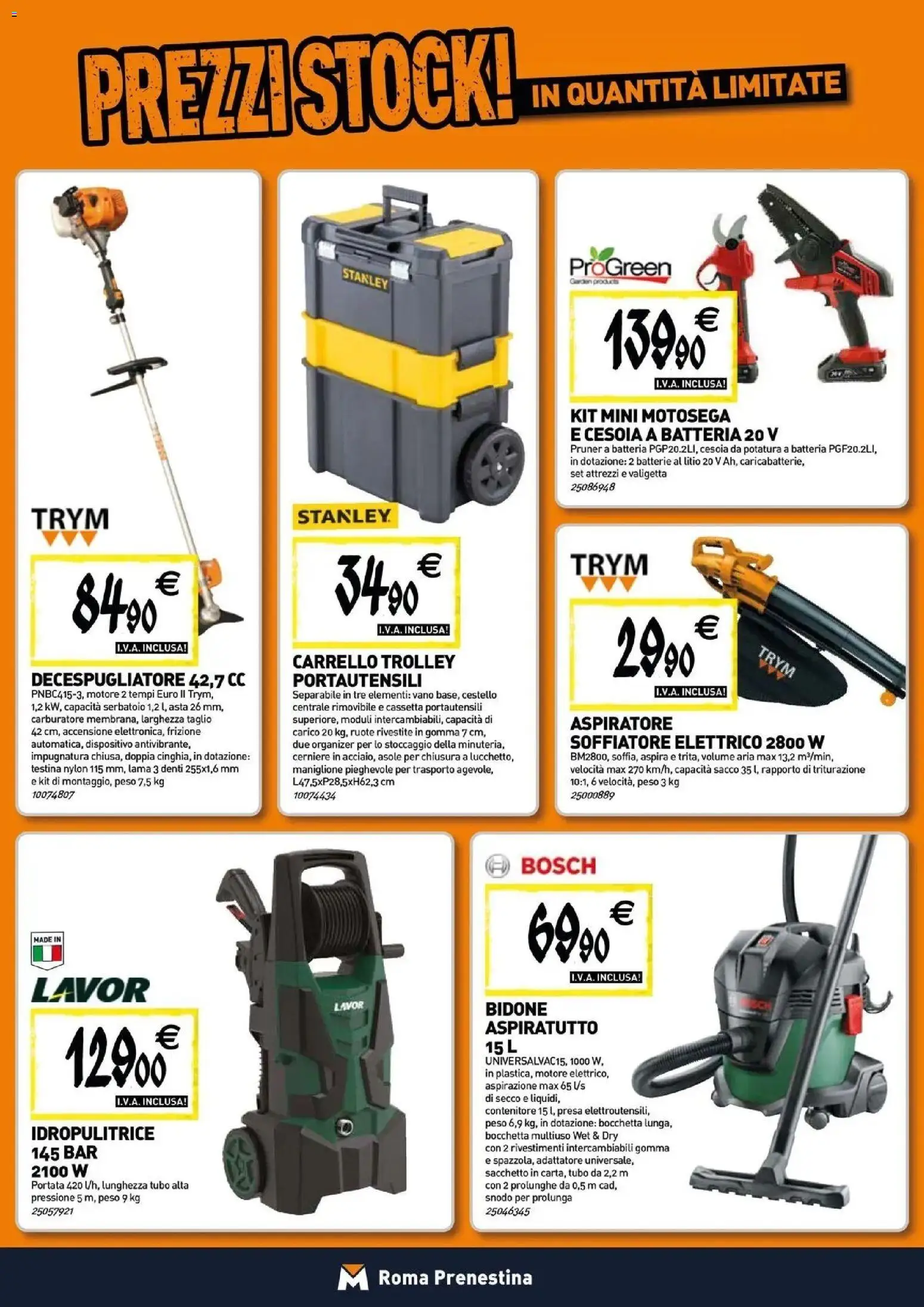 Volantino TECNOMAT del 12.03.2026 | Pagina: 19 | Prodotti: Decespugliatore, Motosega, Trolley, Valigetta