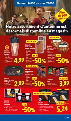 DULANO SELECTION Salami spianata, classique ou piquant - Voorbeeld van een folder van Lidl, geldig van 12/10/2026 | Pagina: 15