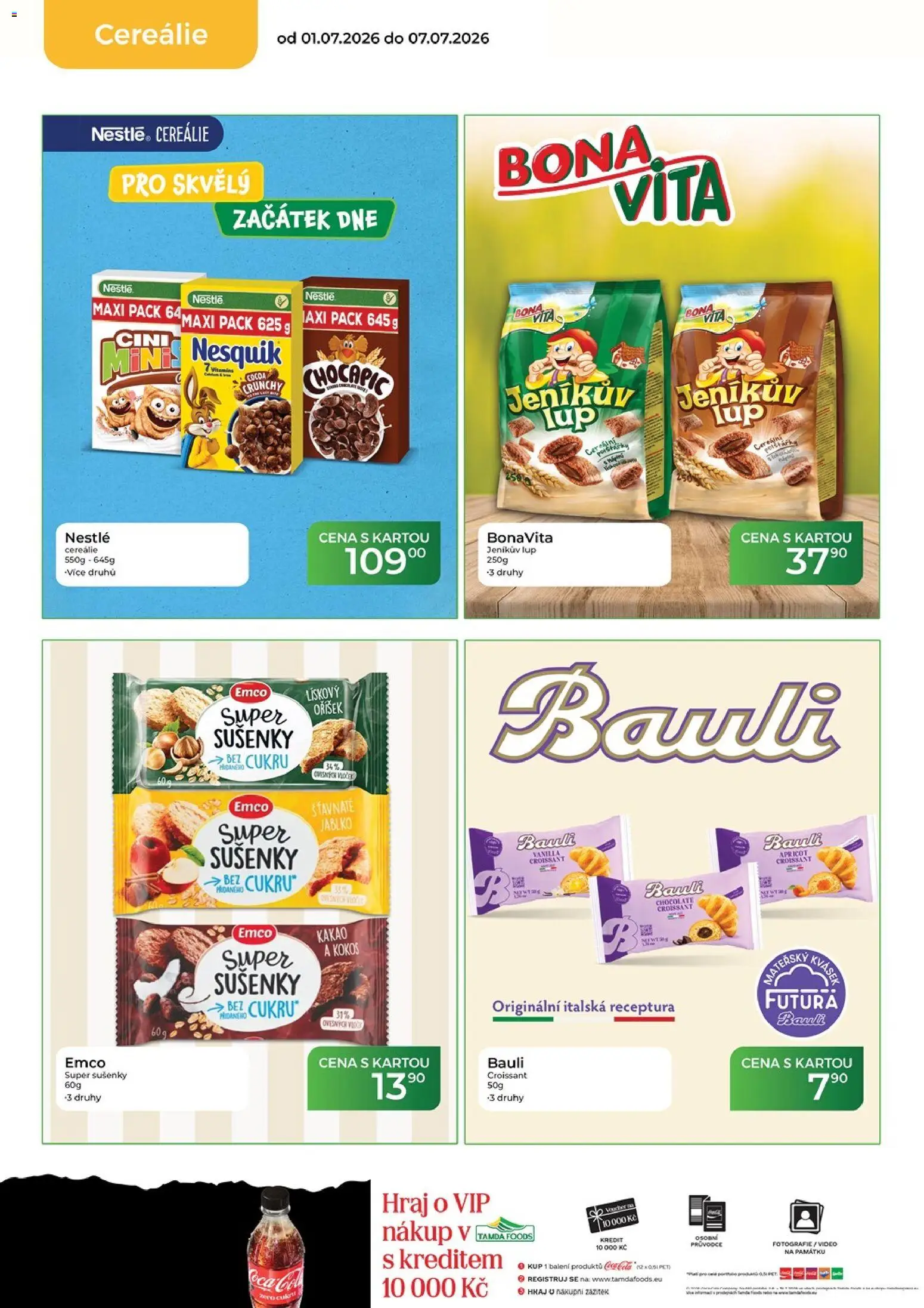 Tamda Foods leták od 01.07.2026 | Strana: 25 | Produkty: Cereálie, Coca cola, Video, Kakao