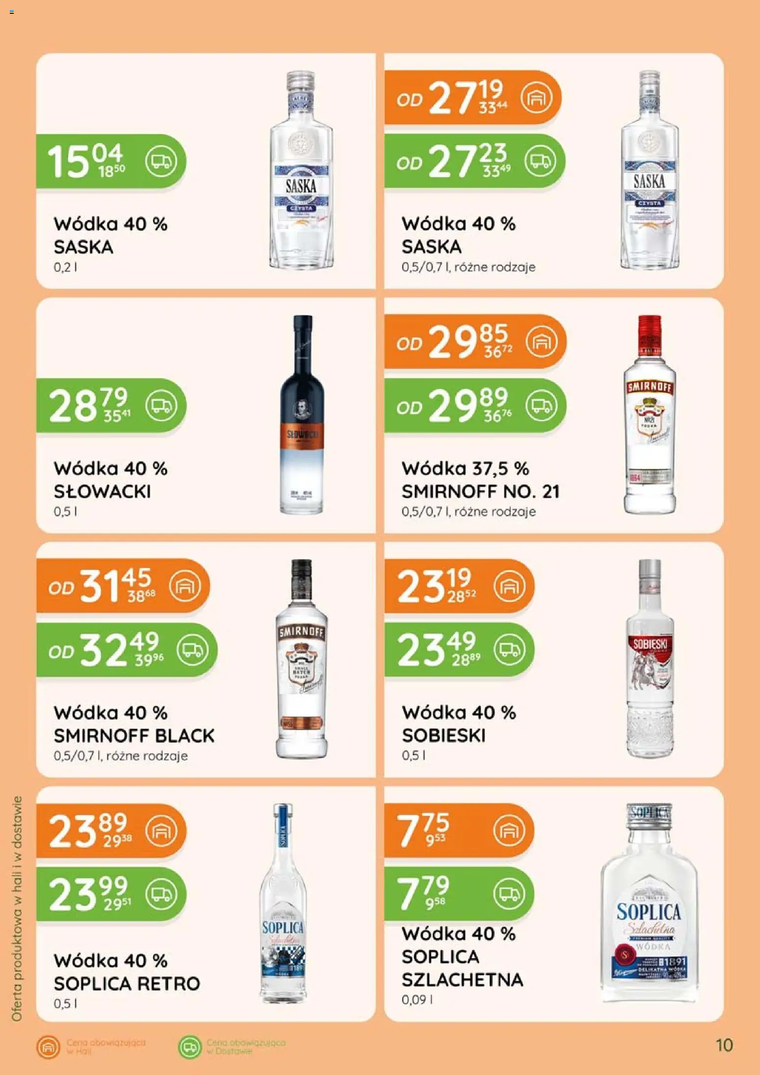 Eurocash gazetka - Katalog Alkoholowy od 01.09.2026 | Strona: 10 | Produkty: Soplica wódka, Soplica, Wódka