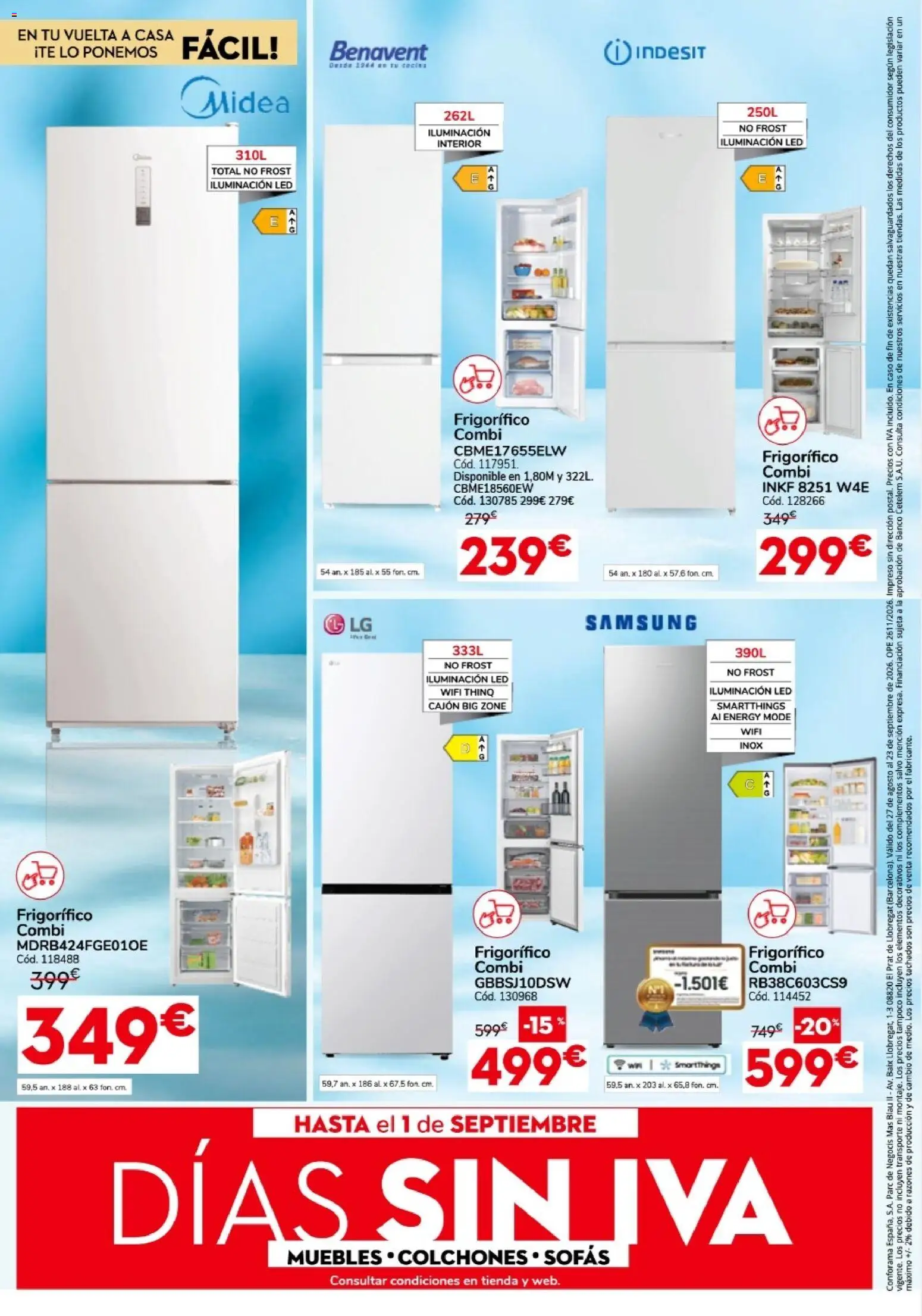 Conforama folleto │ válido desde el 27/08/2026 | Página: 12