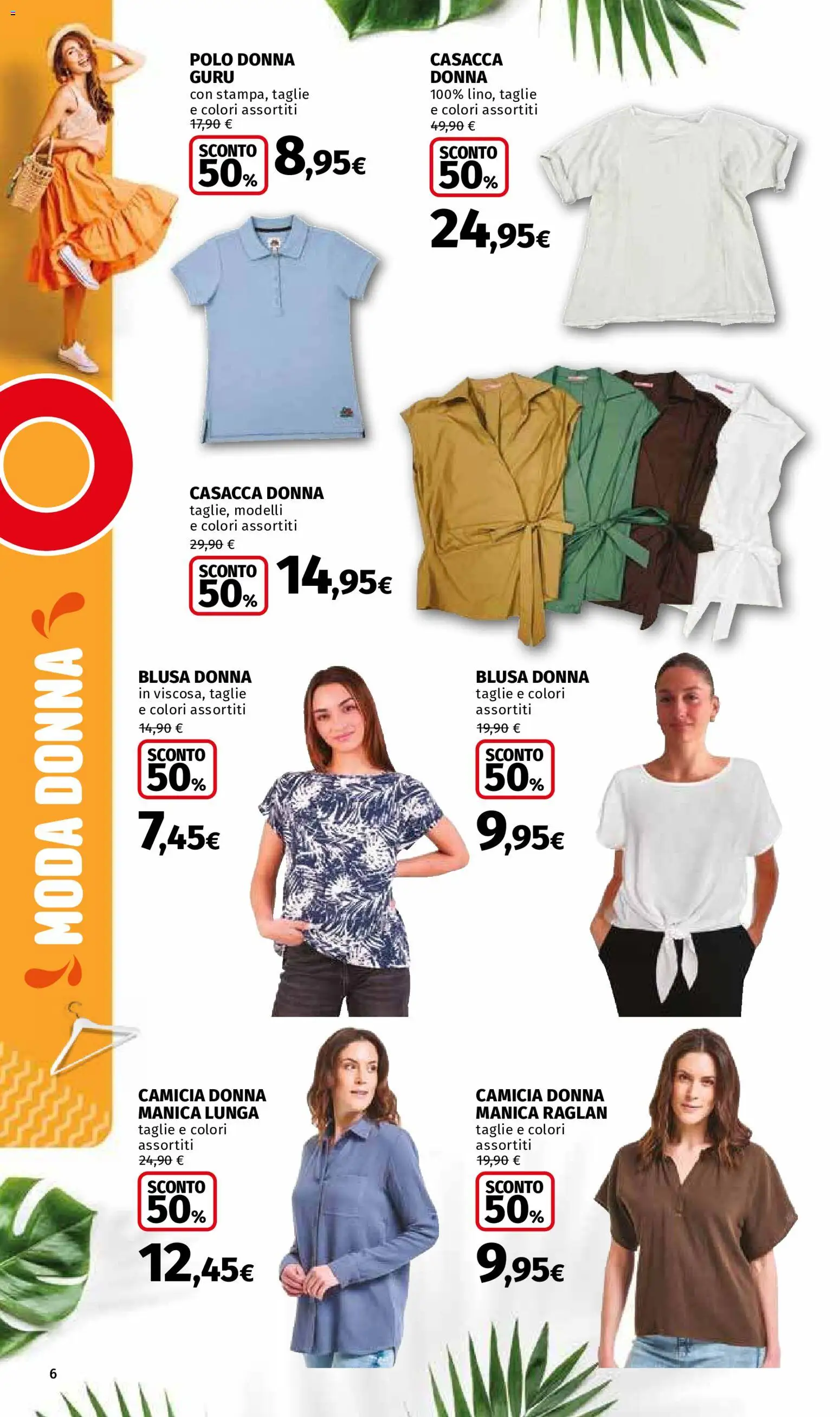 Volantino Ipercoop del 04/07/2026 | Pagina: 6 | Prodotti: Camicia, Blusa, Polo