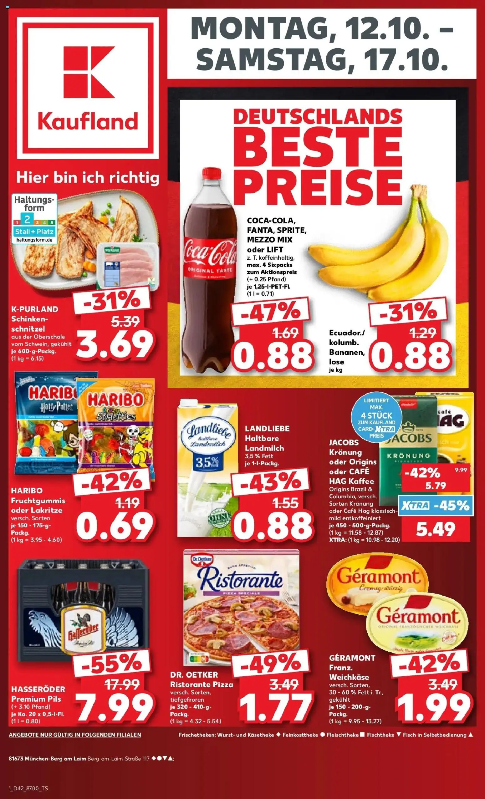 Prospekt Kaufland ab 12.10.2026 » Angebote Online zum Blättern | Seite: 5 | Produkte: Mezzo mix, Cola, Kaffee, Hasseröder