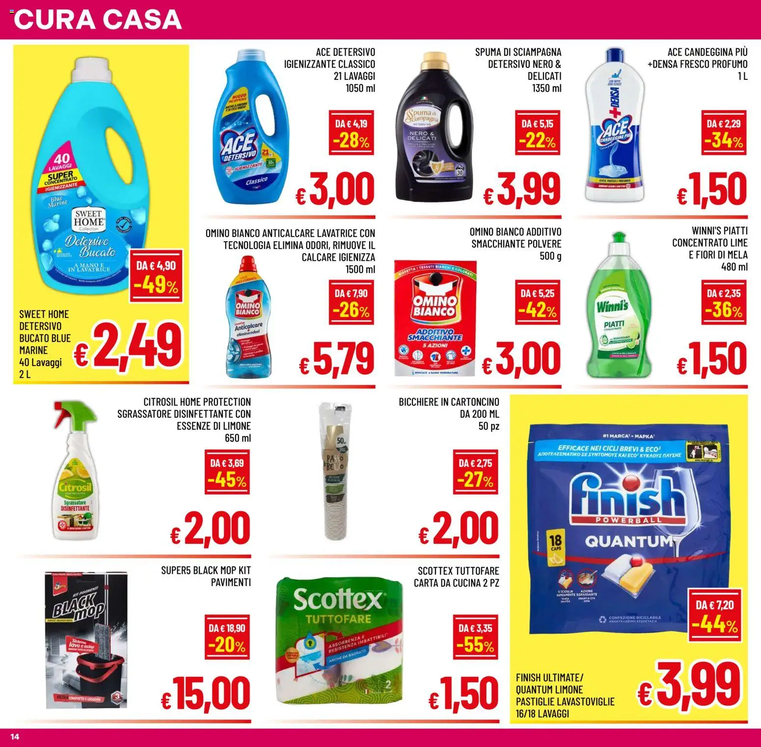 Volantino A&O del 14/10/2026 | Pagina: 14 | Prodotti: Tè, Limone, Bicchiere, Profumo