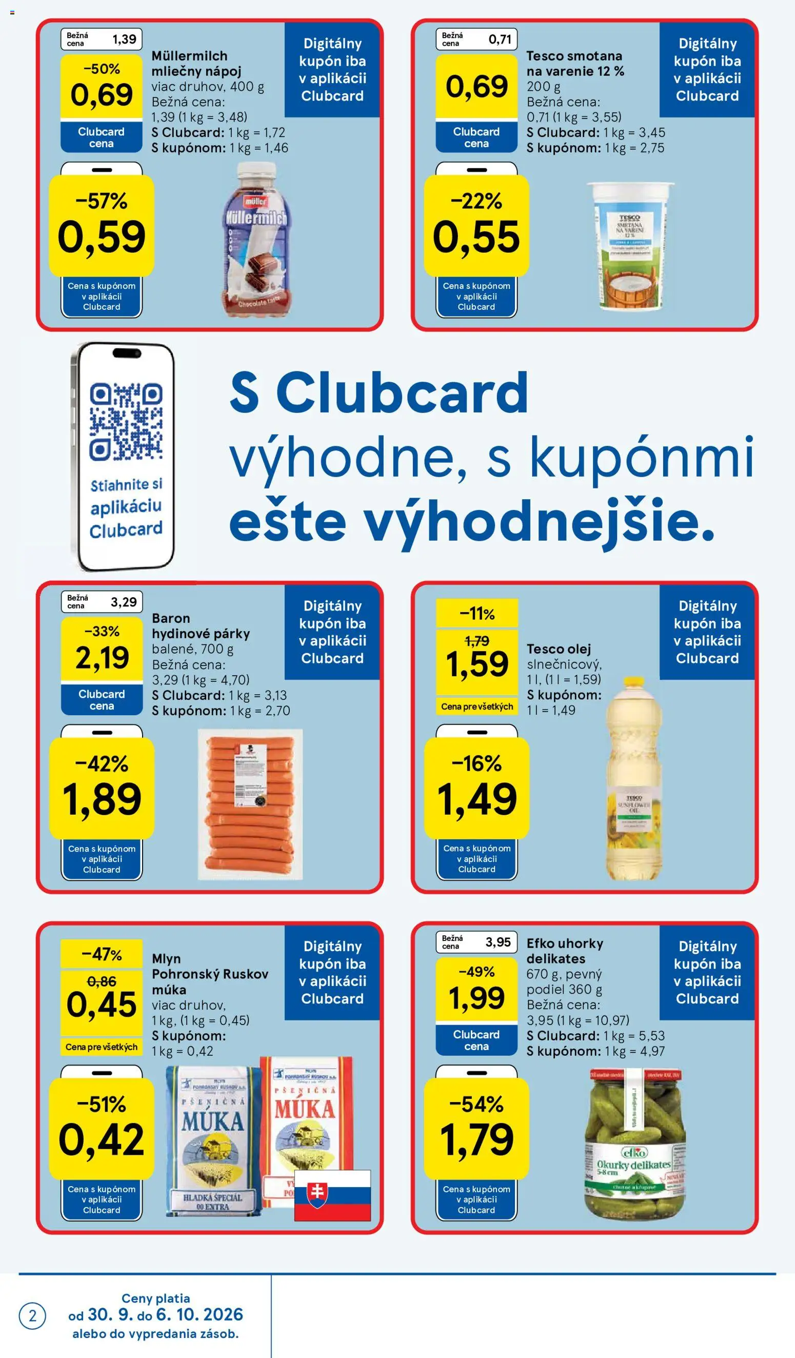 Nové Tesco akcie – leták je platný od 30.09.2026 | Strana: 2