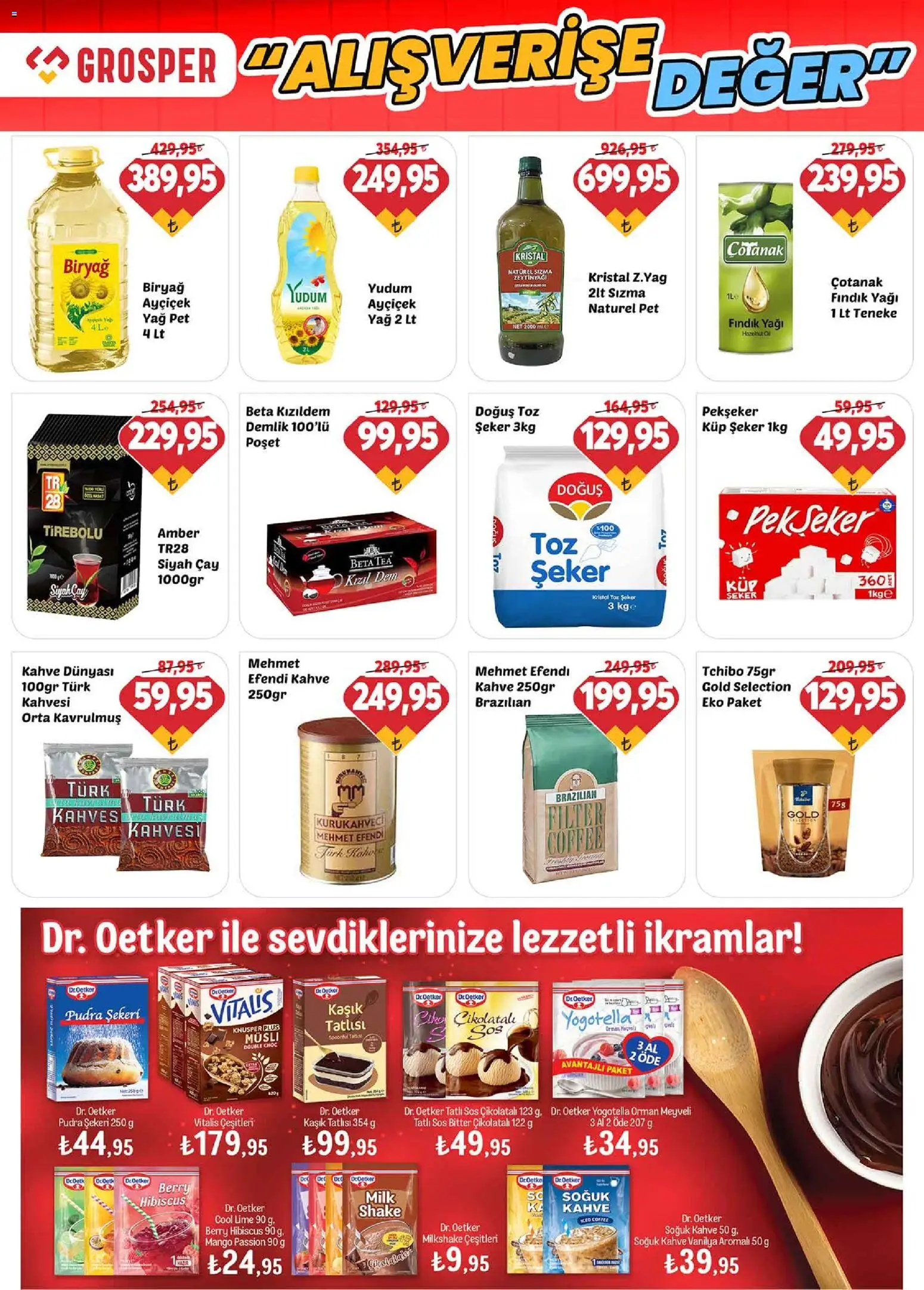 Grosper Katalog - 06.05.2026 tarihinden itibaren geçerlidir | Sayfa: 7 | Ürünler: Çay, Şeker, Mango, Demlik
