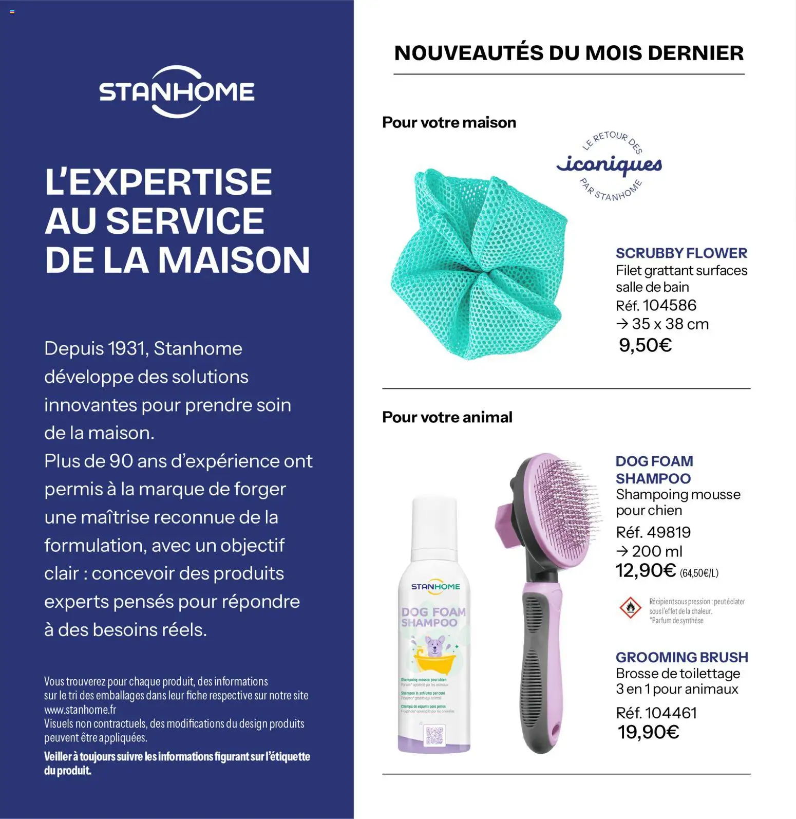{H1} | Page: 12 | Produits: Mousse, Shampoing, Brosse