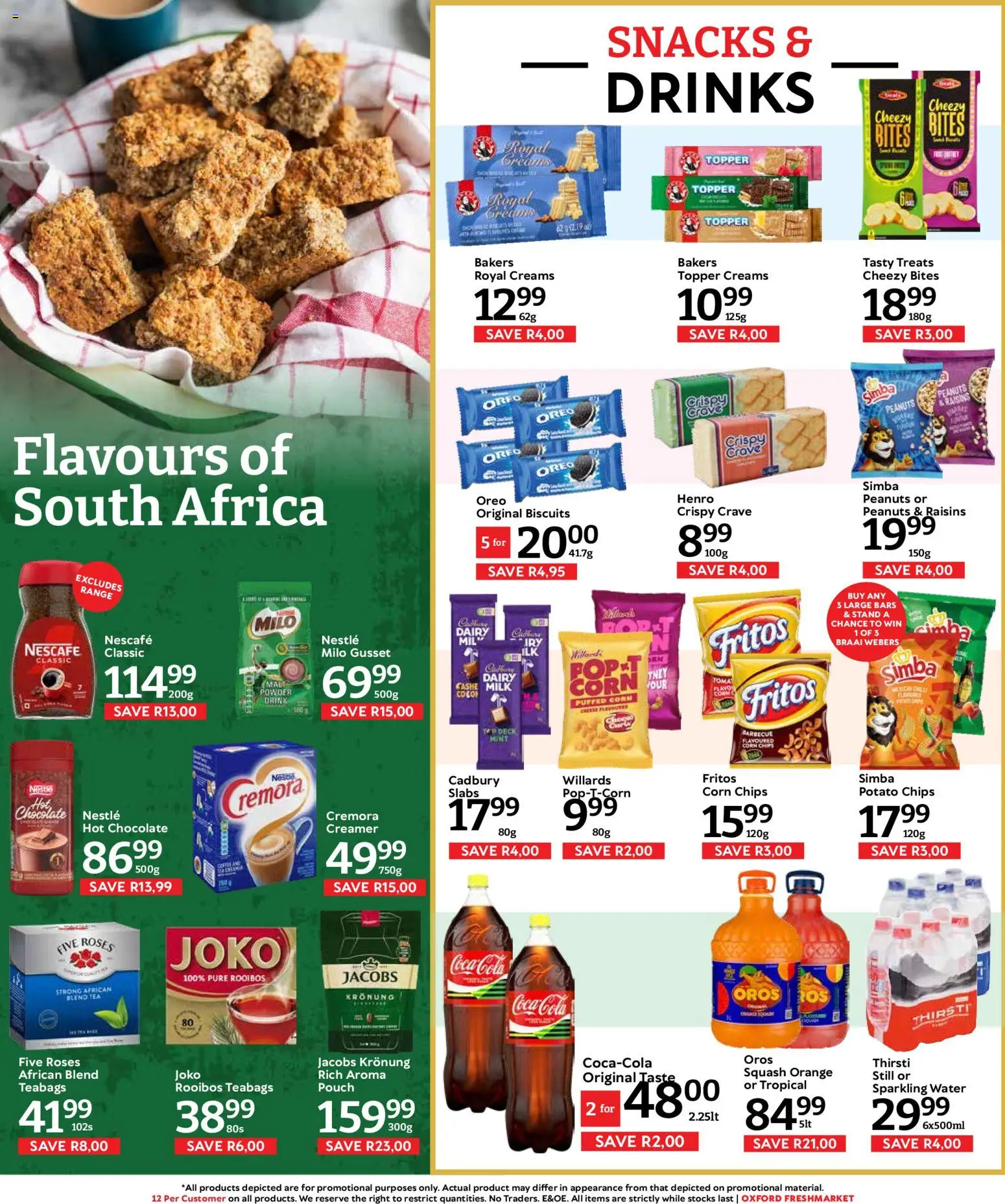 New Oxford Freshmarket catalogue – valid from 02/09/2026 | Page: 10 | Products: Creamer, Biscuits, Tea, Snacks