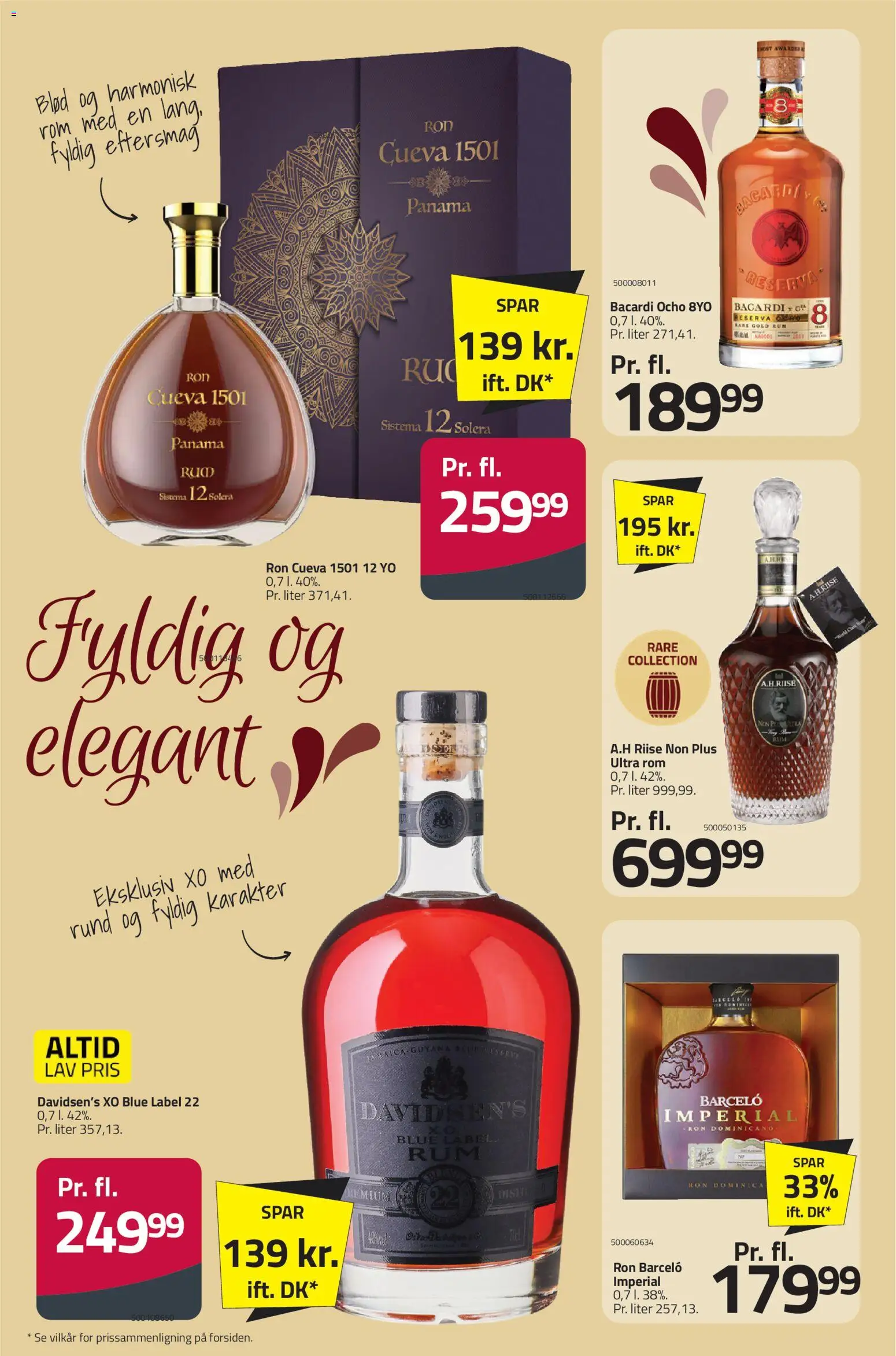 Fleggaard tilbudsavis – gyldig fra 21/10/2026 | Side: 32 | Produkter: Barceló, Ost, Rom