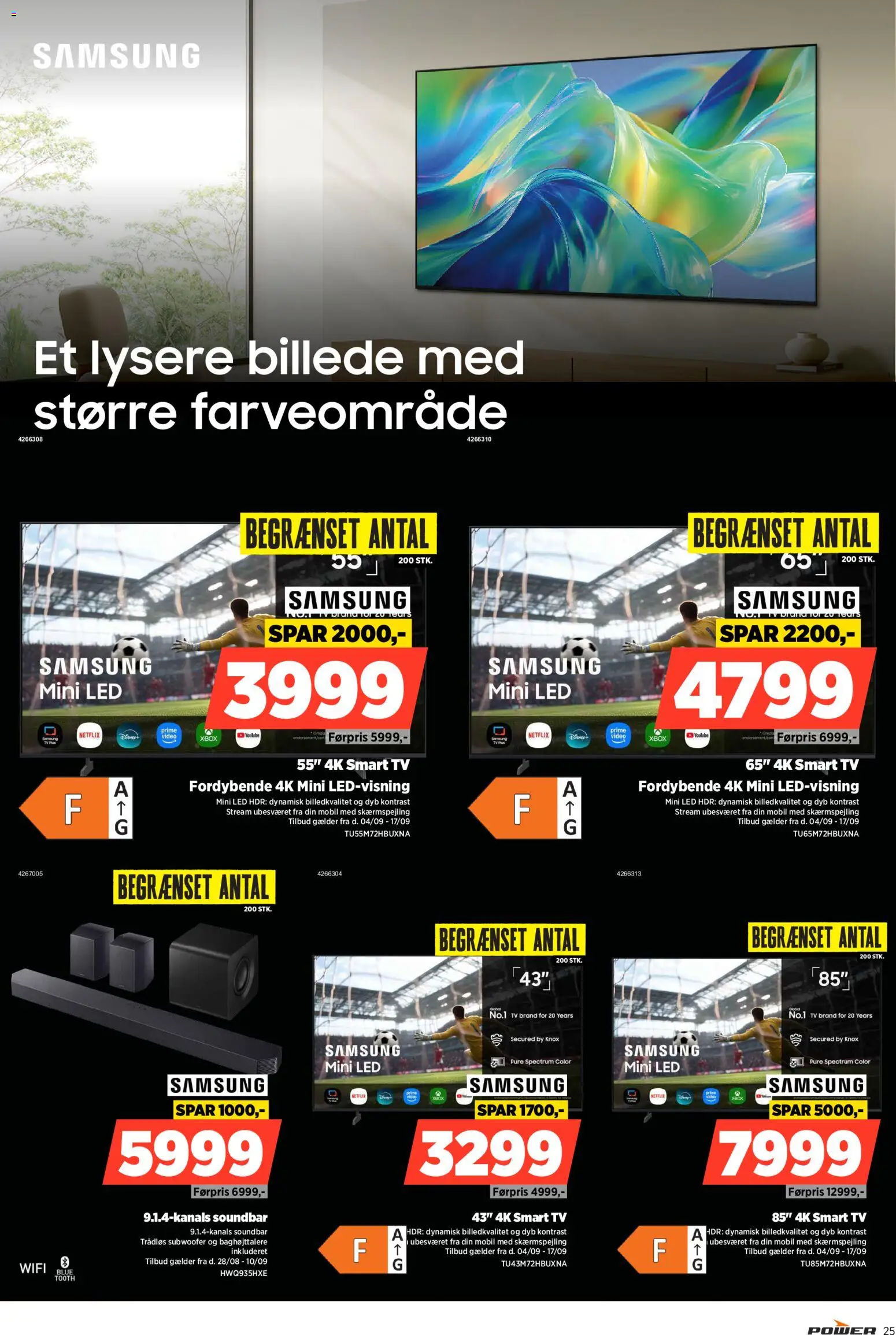 Power tilbudsavis – gyldig fra 04/09/2026 | Side: 25 | Produkter: Soundbar, TV, Video, Xbox