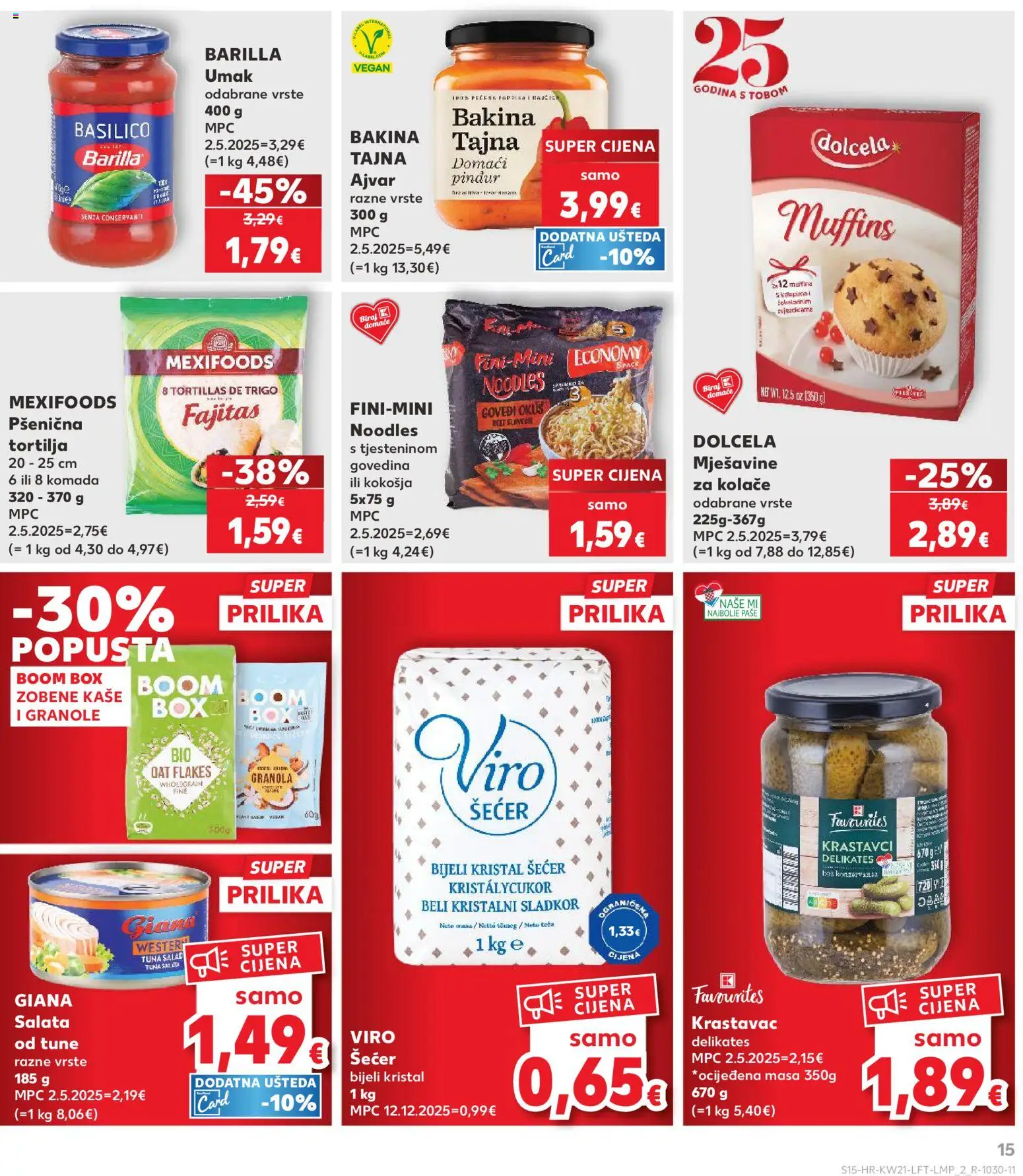 Kaufland katalog | vrijedi od 20.05.2026 | Stranica: 15 | Proizvodi: Krastavci, Umak, Rajčica, Pinđur