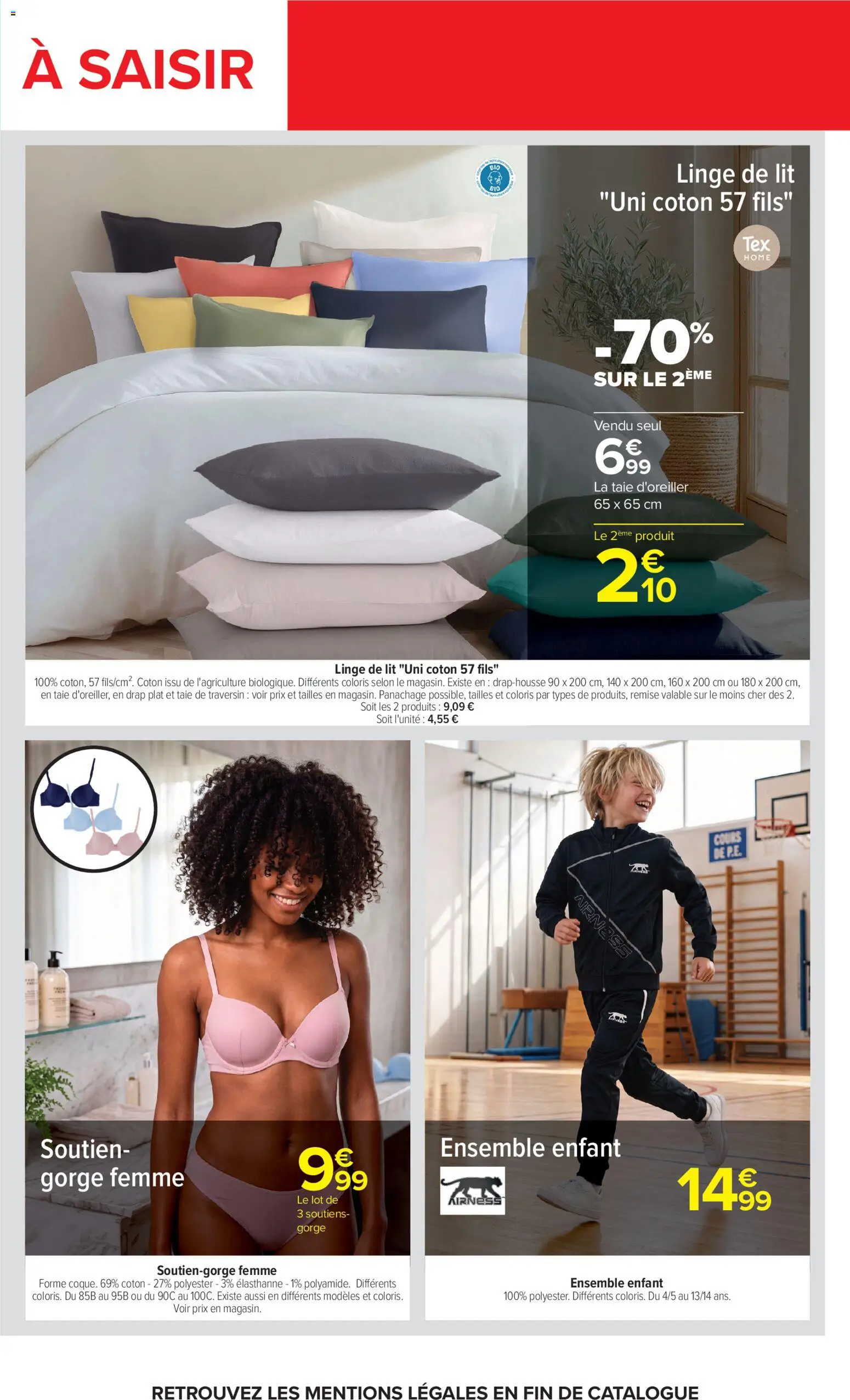 {H1} | Page: 47 | Produits: Taie d'oreiller, Coton, Lit, Drap plat