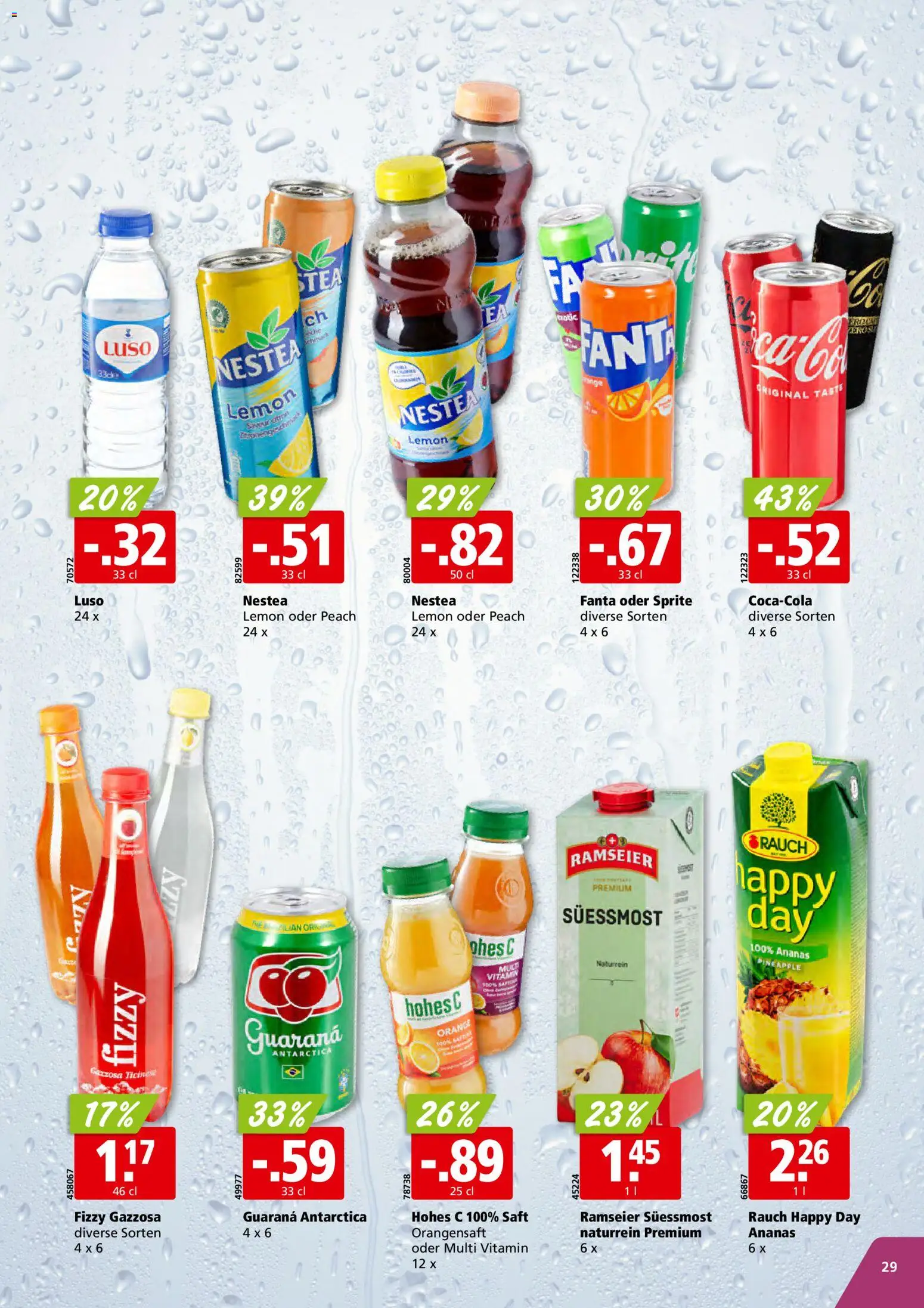 Aligro aktionen – gültig ab 25.05.2026 | Seite: 29 | Produkte: Fanta, Sprite, Saft, Ananas