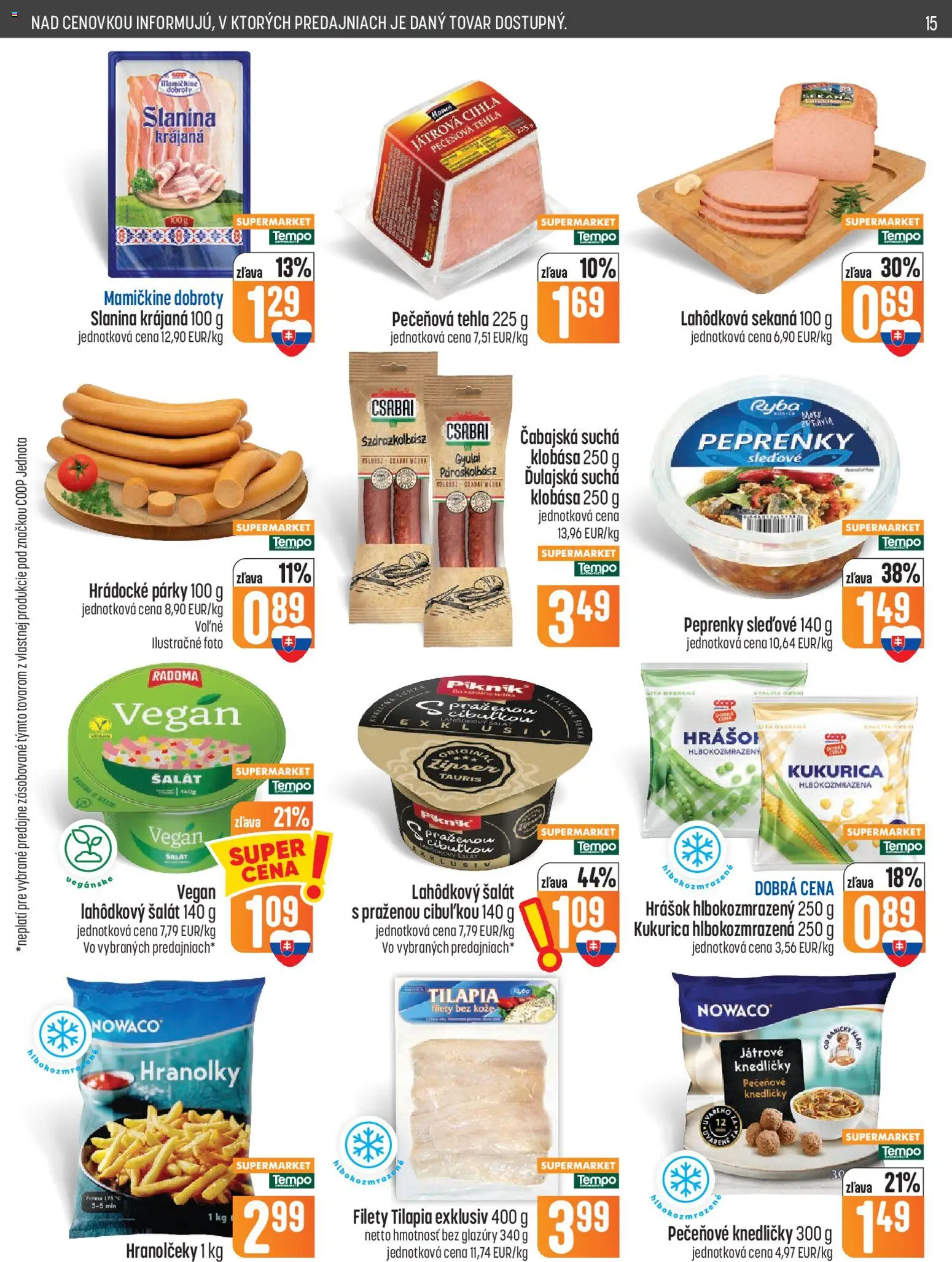 Nové COOP Jednota akcie – leták je platný od 01.10.2026 | Strana: 15