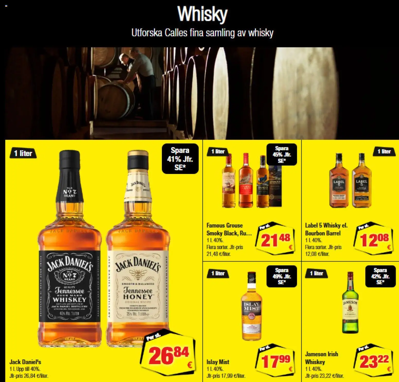 Calle tilbudsavis – gyldig fra 24/06/2026 | Side: 4 | Produkter: Bourbon, Whisky