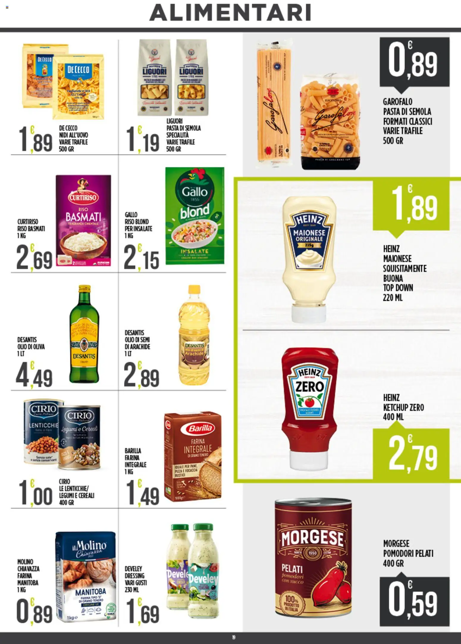 Volantino Euroesse del 15.06.2026 | Pagina: 19 | Prodotti: Legumi, Pizza, Riso, Cereali
